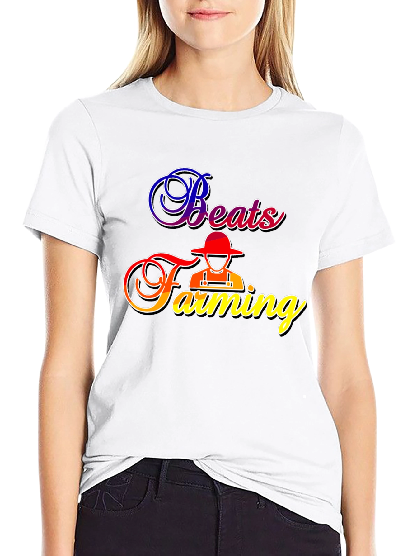 Black Beats Farming Black T-Shirt view 9