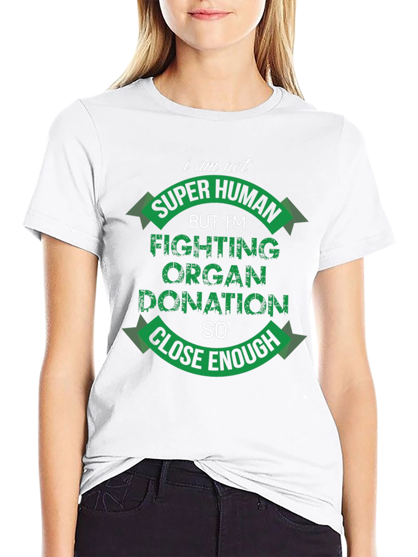 Black Organ Donation Awareness T-Shirt - Fighting For Life! view 9