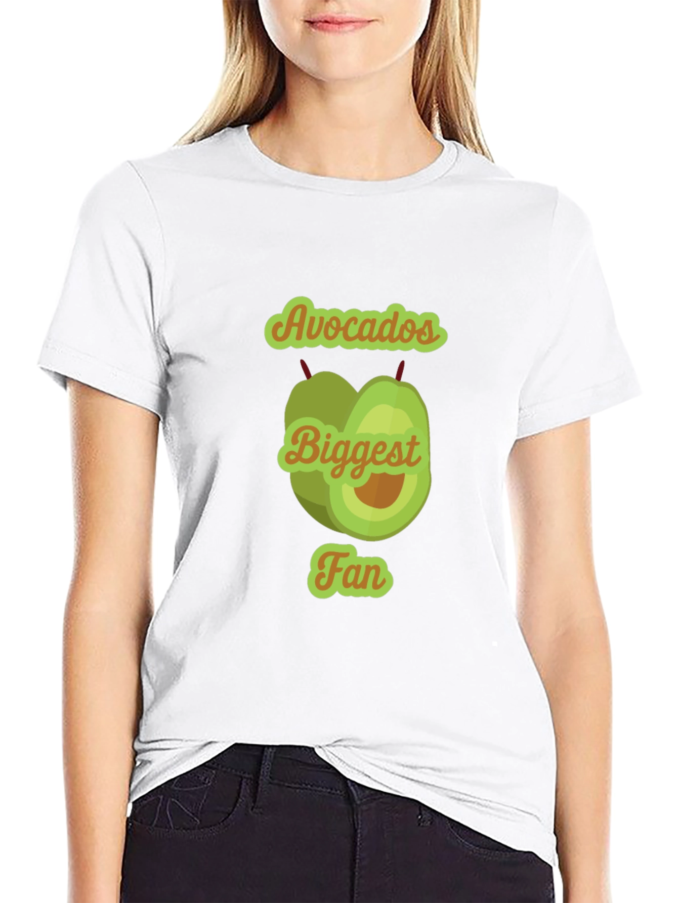 Black Avocados Biggest Fan T-Shirt - Cute Fruit Tee view 9