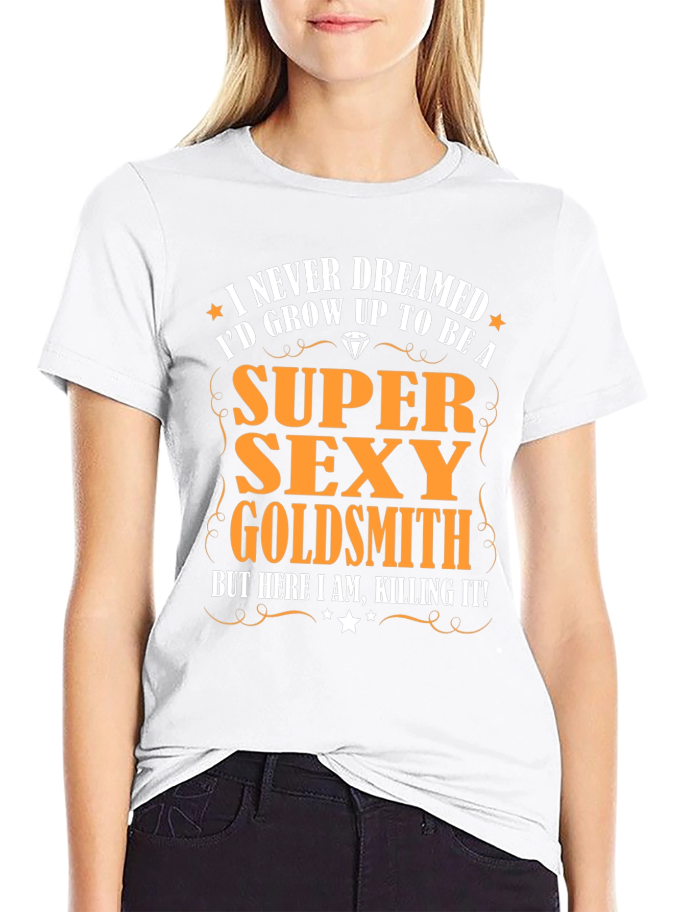 Black Super Sexy Goldsmith T-Shirt view 9