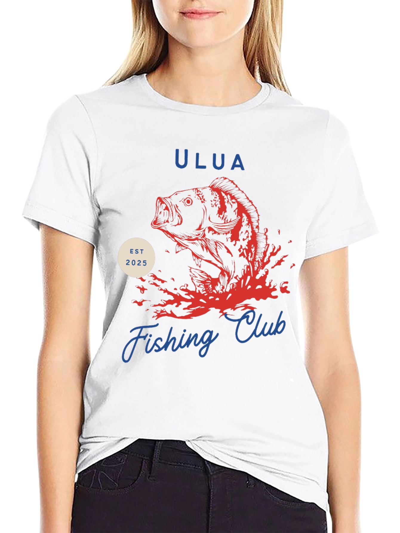 Black Ulua Fishing Club Black T-Shirt view 9