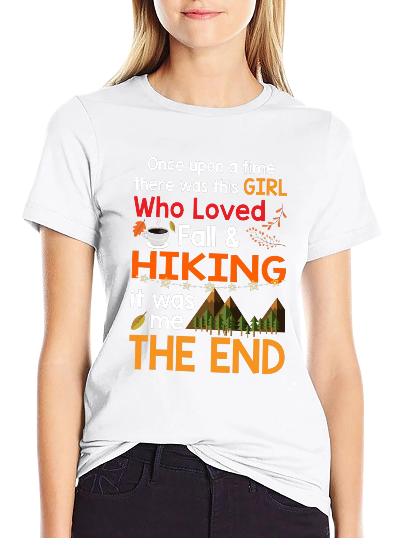 Black Hiking Lover Graphic T-Shirt view 9