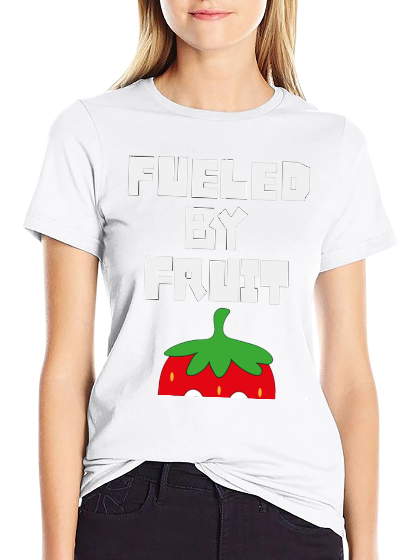 Black Fueled By Fruit Graphic Tee view 9