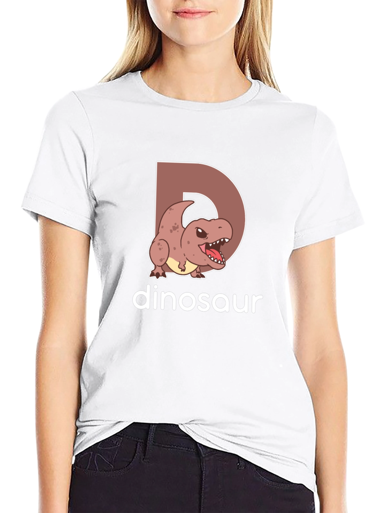 Black Dinosaur Initial D T-Shirt view 9