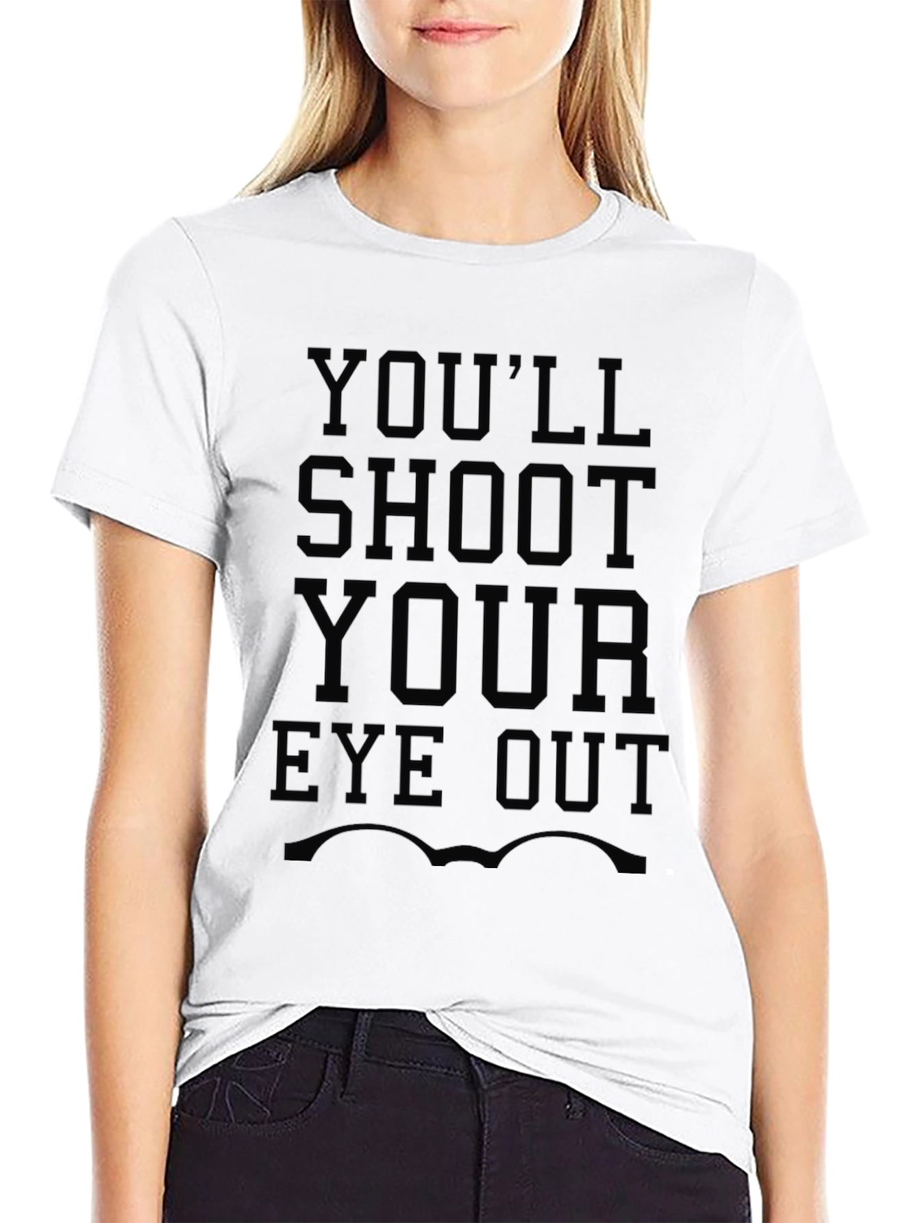 Black You'll Shoot Your Eye Out T-Shirt view 9