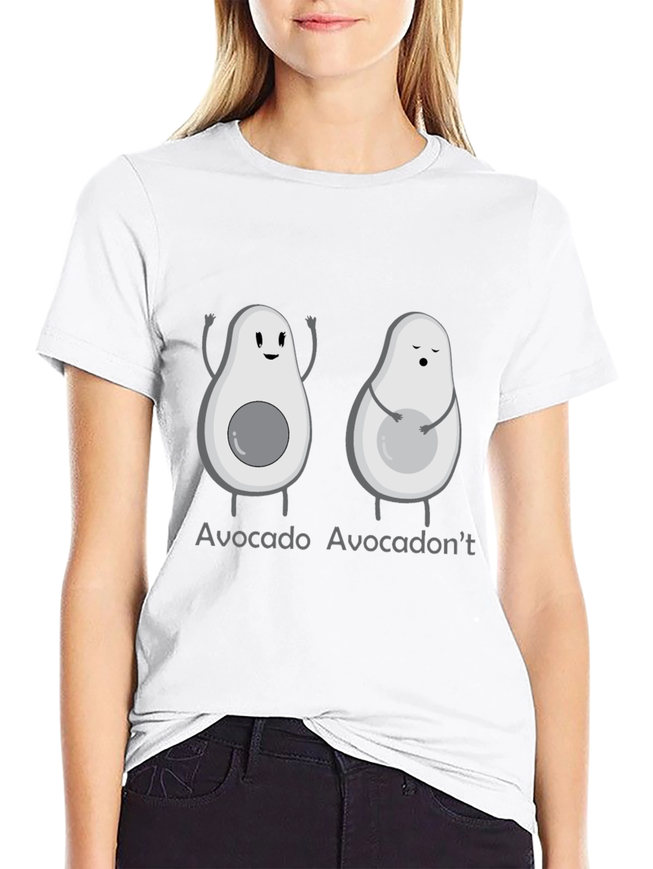 Black Avocado-Themed Graphic Tee view 9