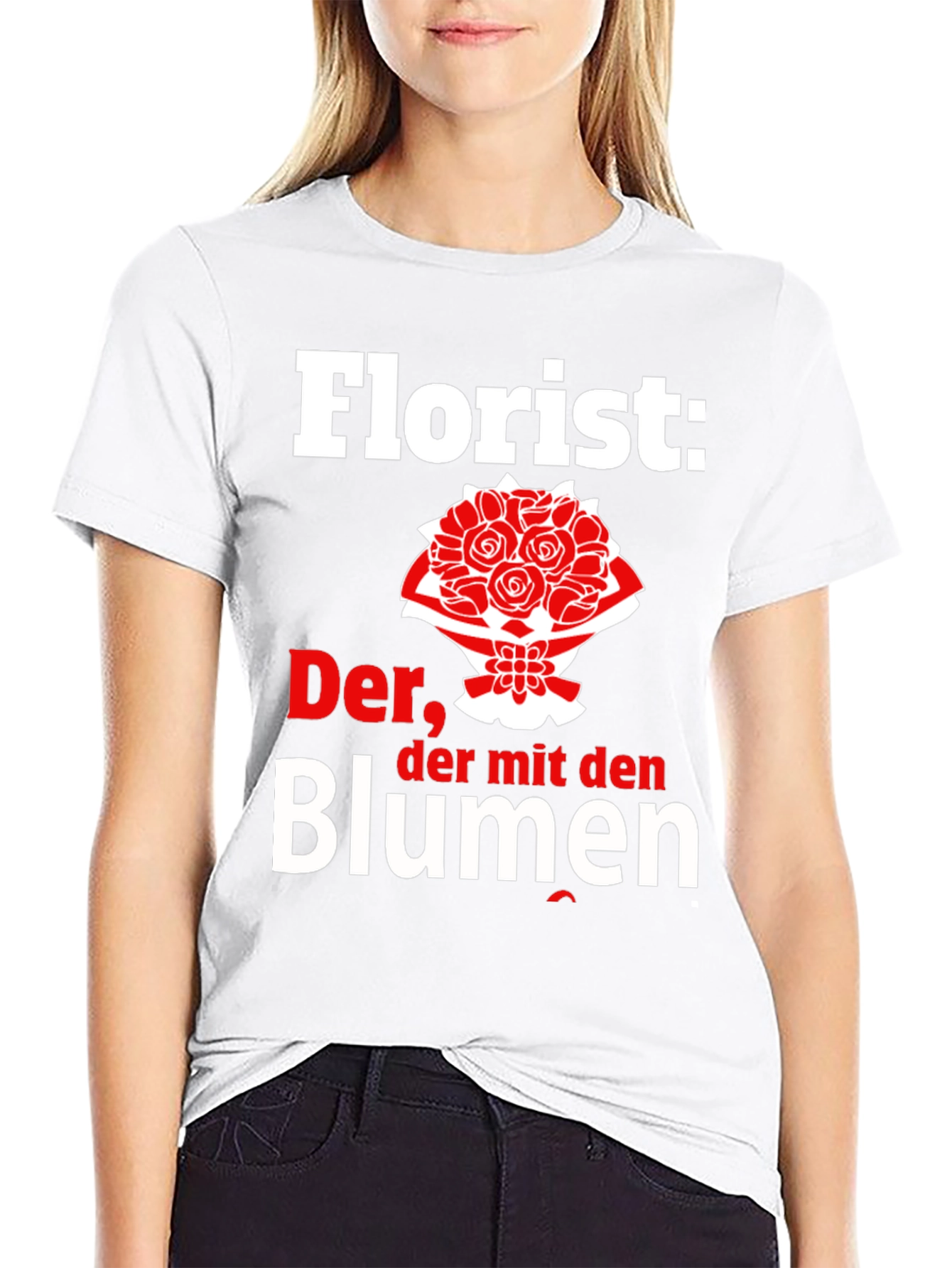 Black Florist T-Shirt - Der, der mit den Blumen view 9
