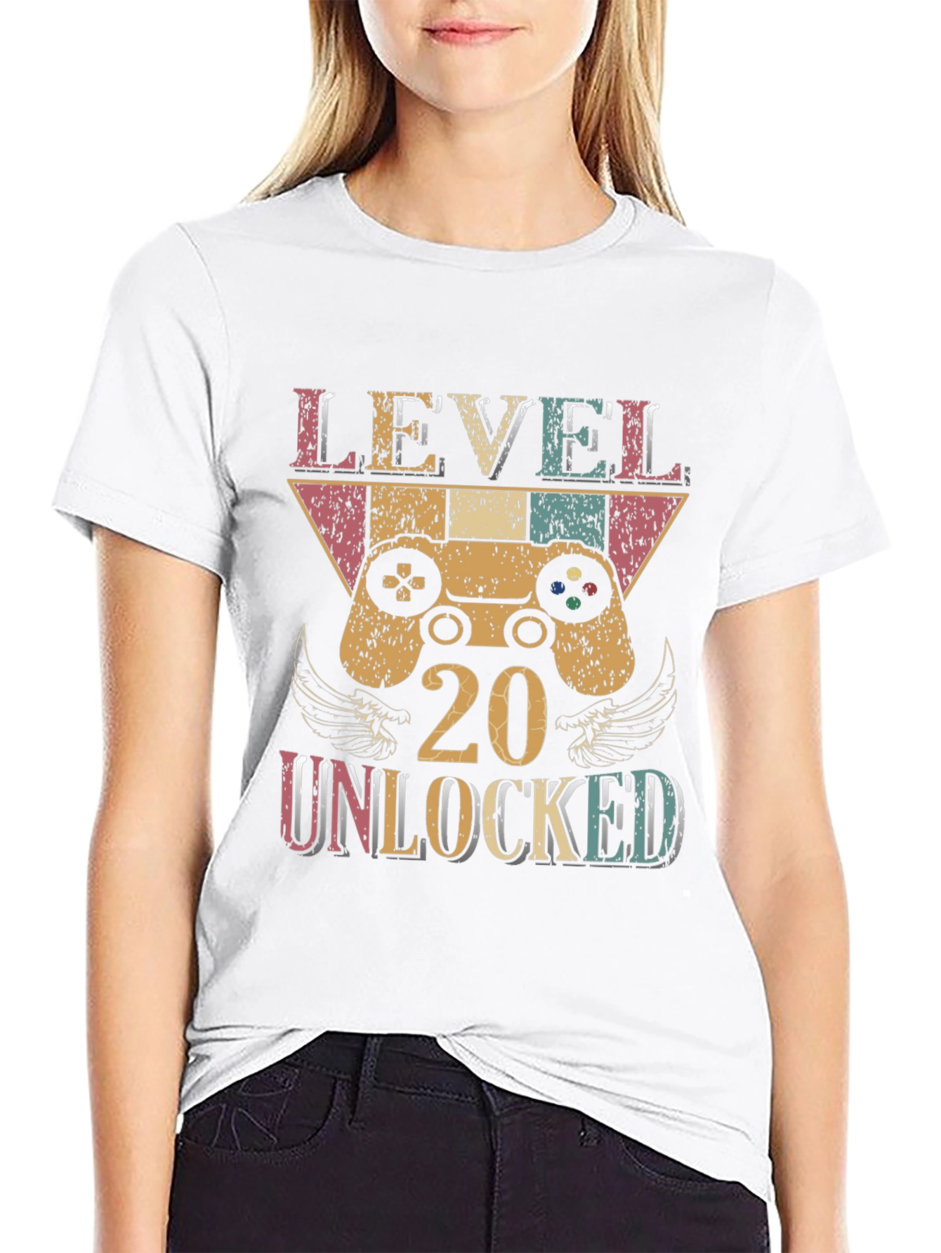 Level 20 Unlocked Gamer T-Shirt - Birthday Gift - 9