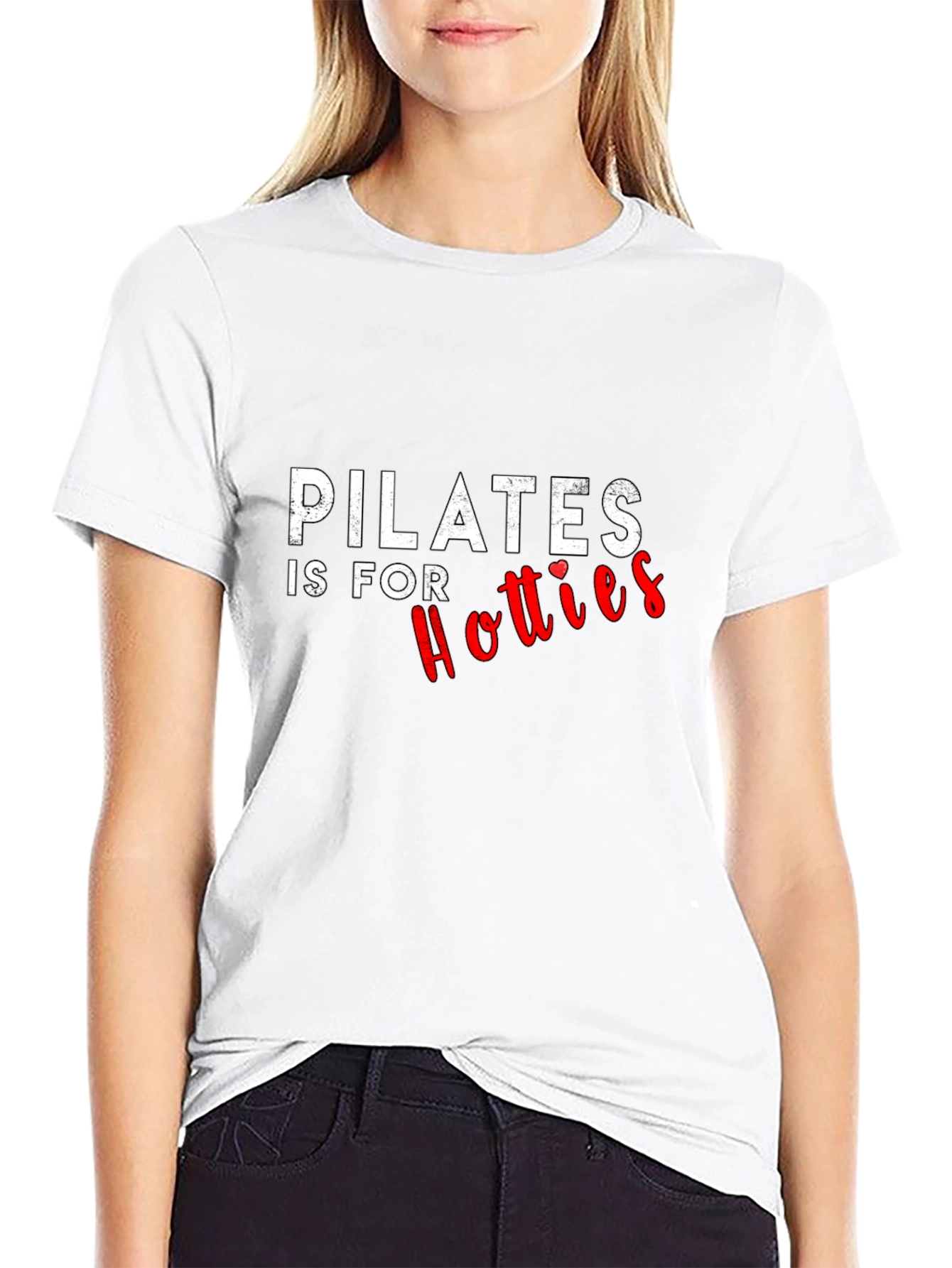 Black Pilates is for Hotties Graphic T-Shirt view 9