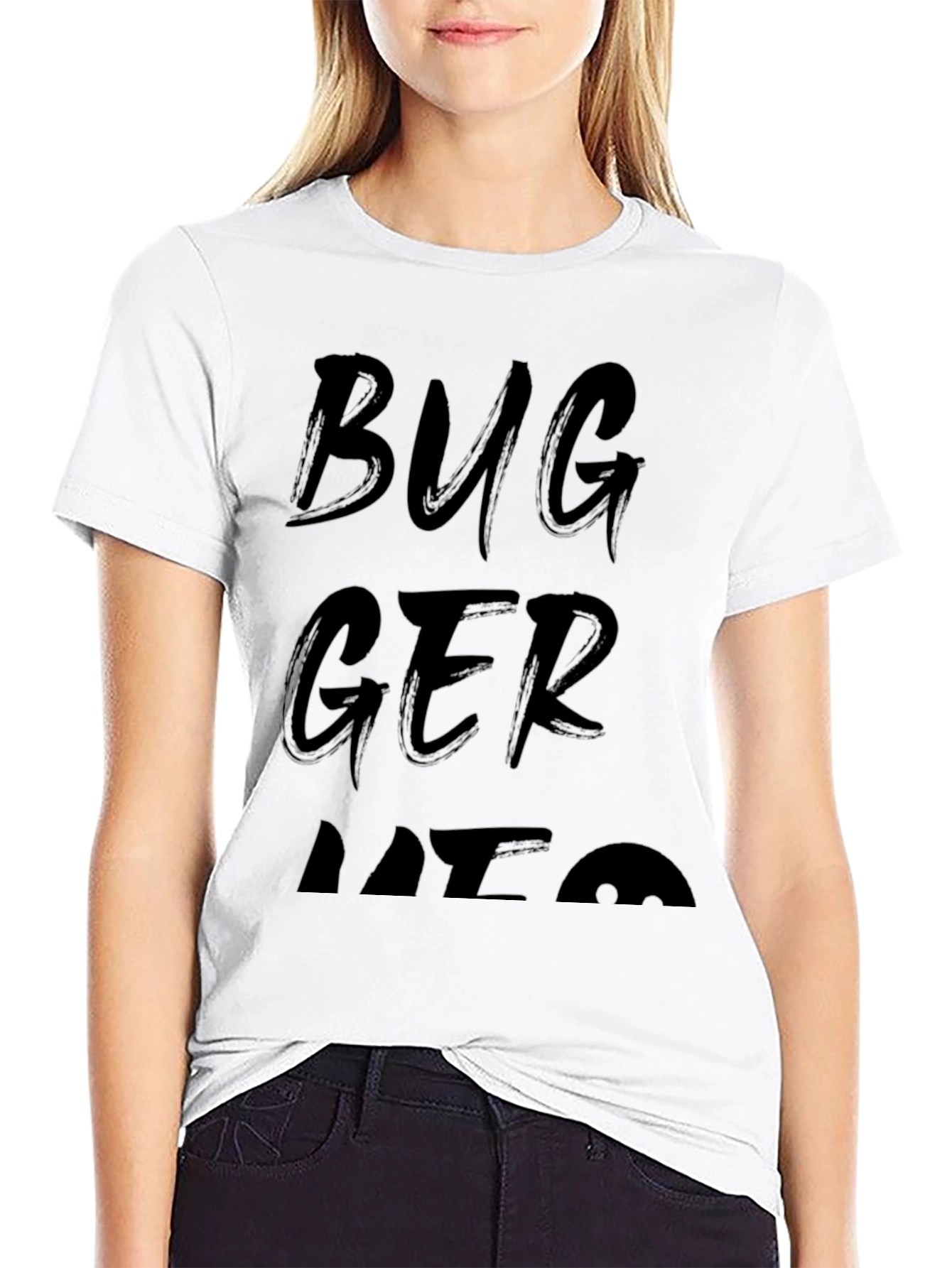 Black Bugger Off Graphic T-Shirt |  Men's Black Tee view 9