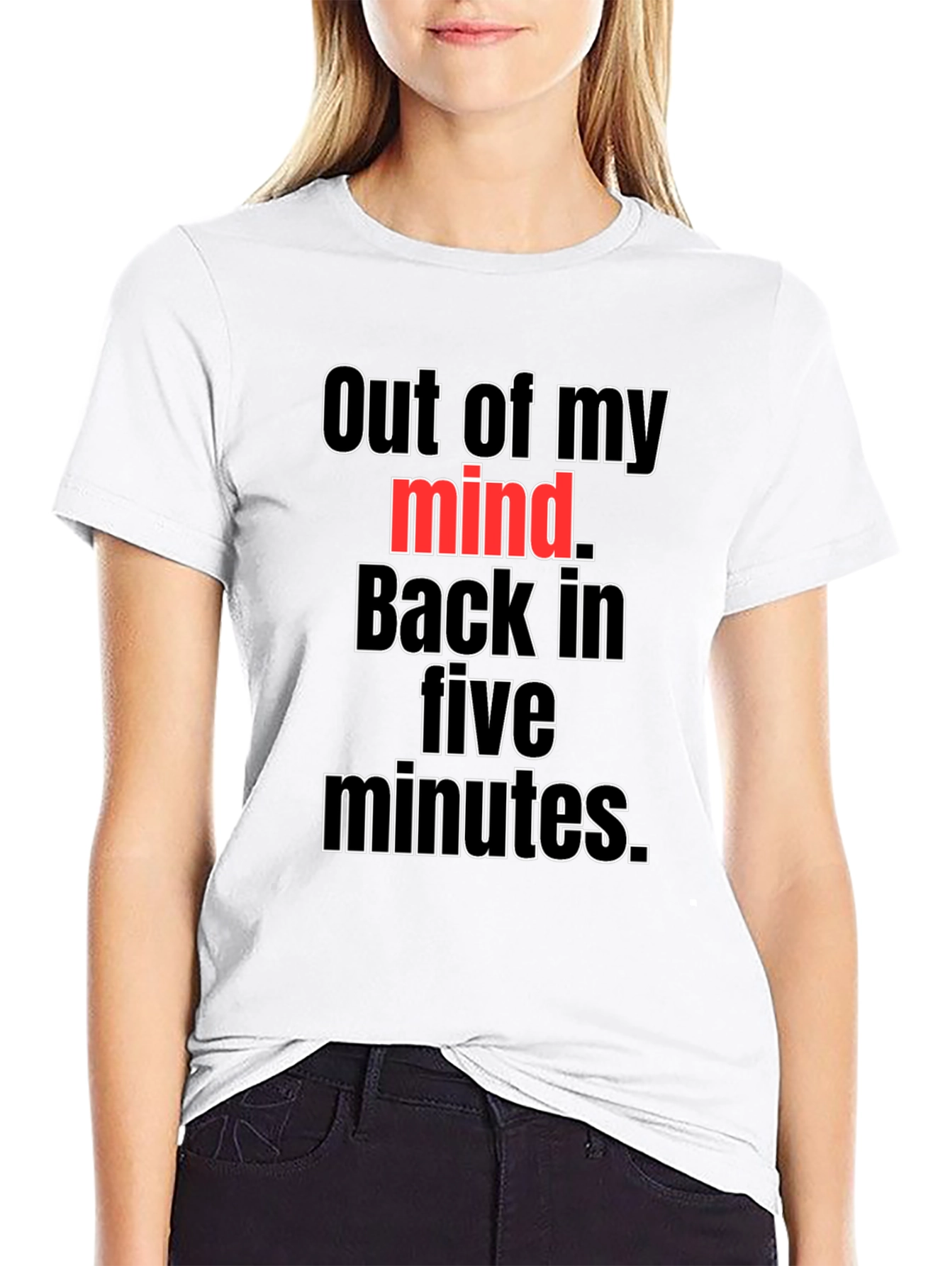 Black Out Of My Mind Funny Graphic Tee view 9
