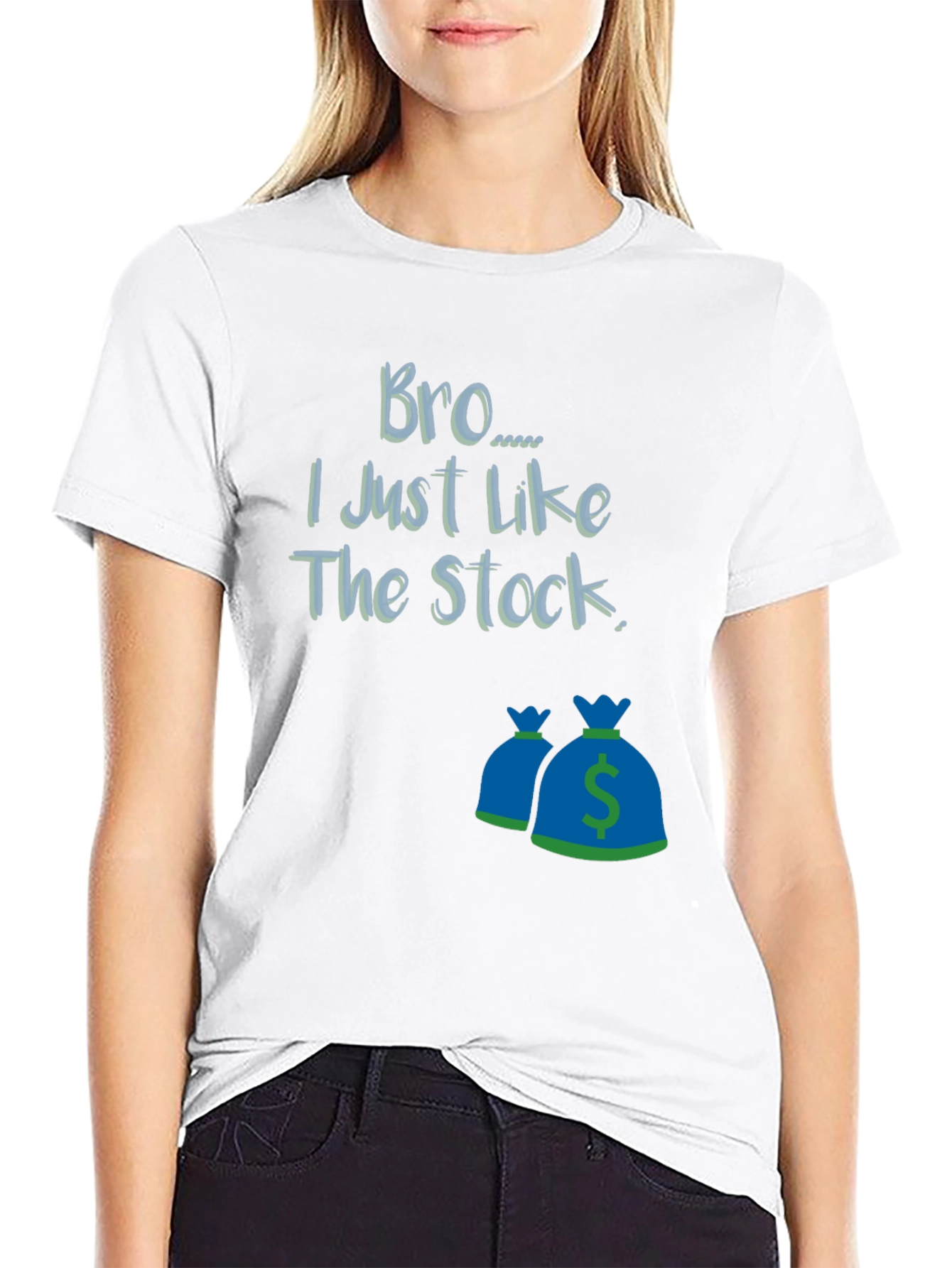 Black Bro I Just Like The Stock T-Shirt view 9