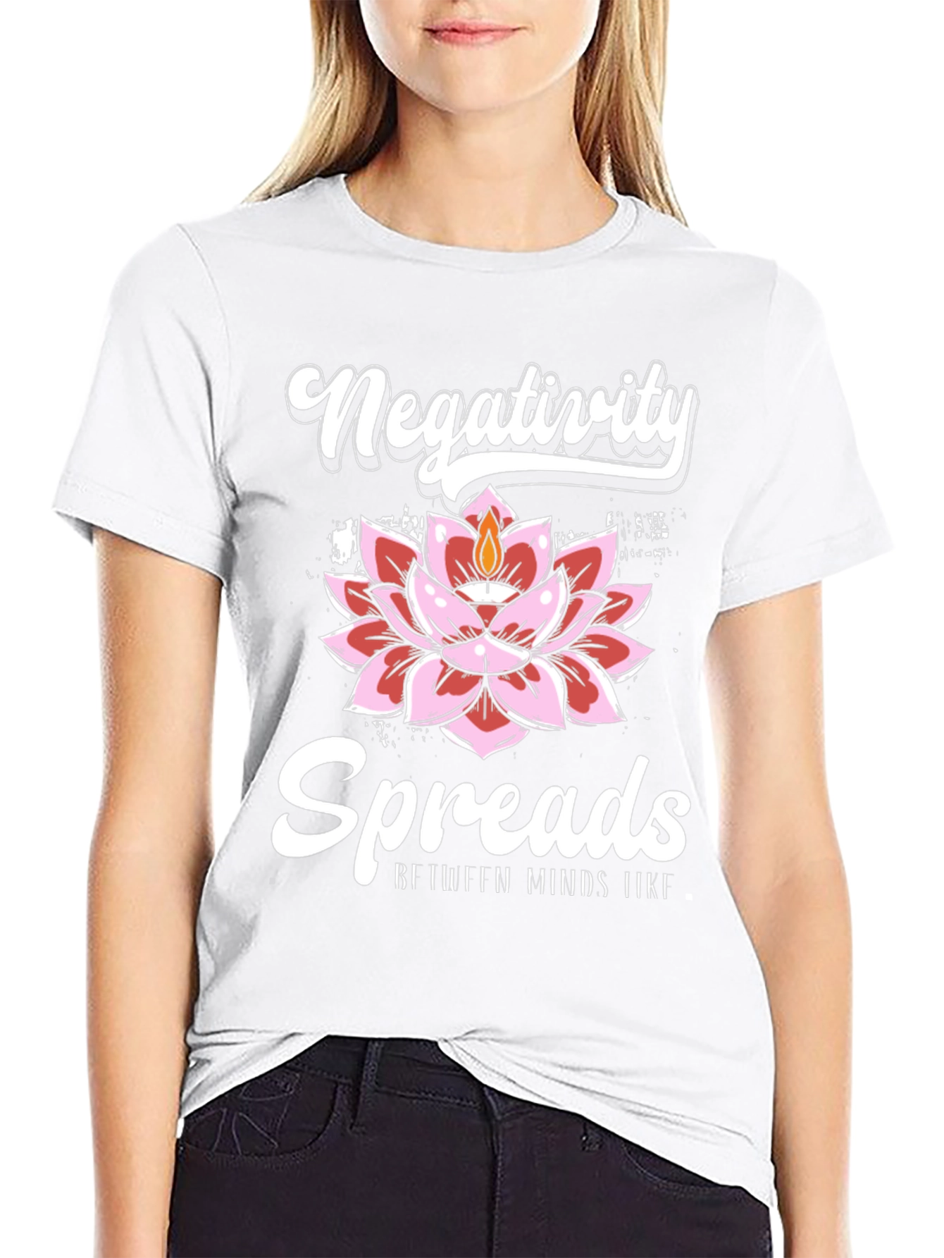 Black Negativity Spreads Graphic Tee view 9