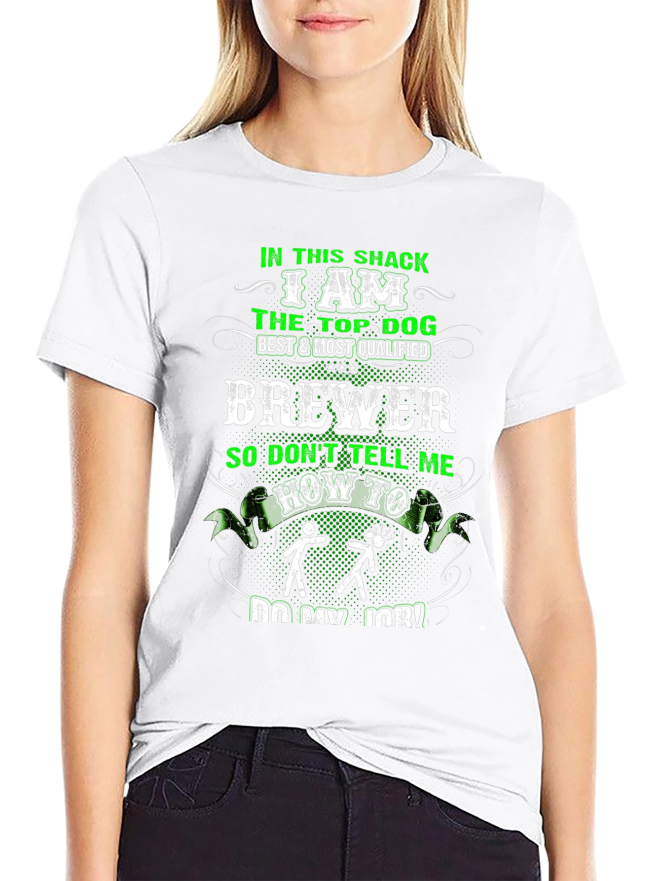 Black In This Shack I Am The Top Dog Brewer T-Shirt view 9