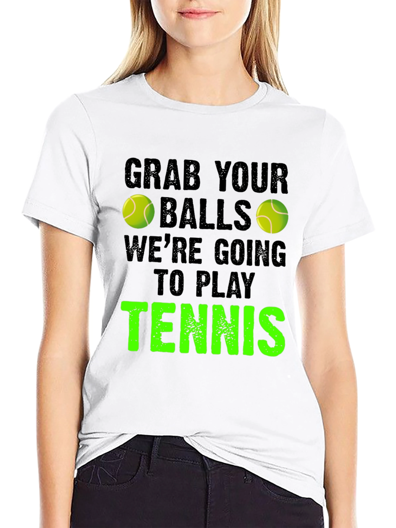 Grab Your Balls Tennis Graphic Tee - 9