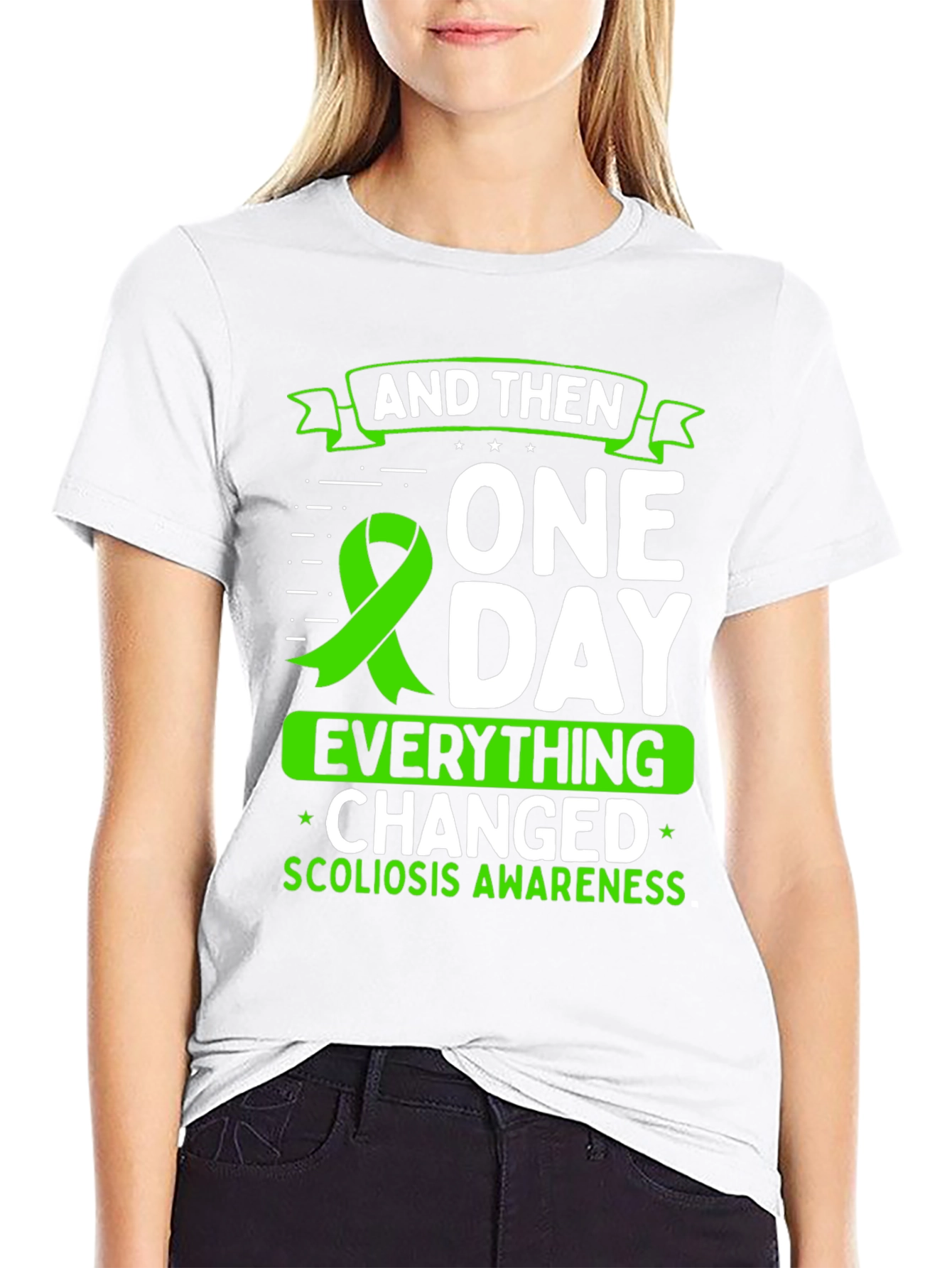 Scoliosis Awareness T-Shirt - Everything Changed - 9