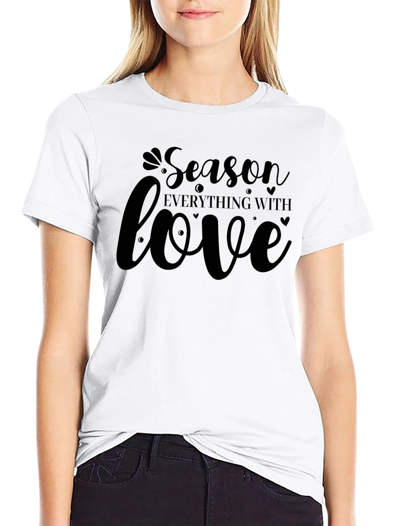 Black Season Everything With Love - Black T-Shirt view 9