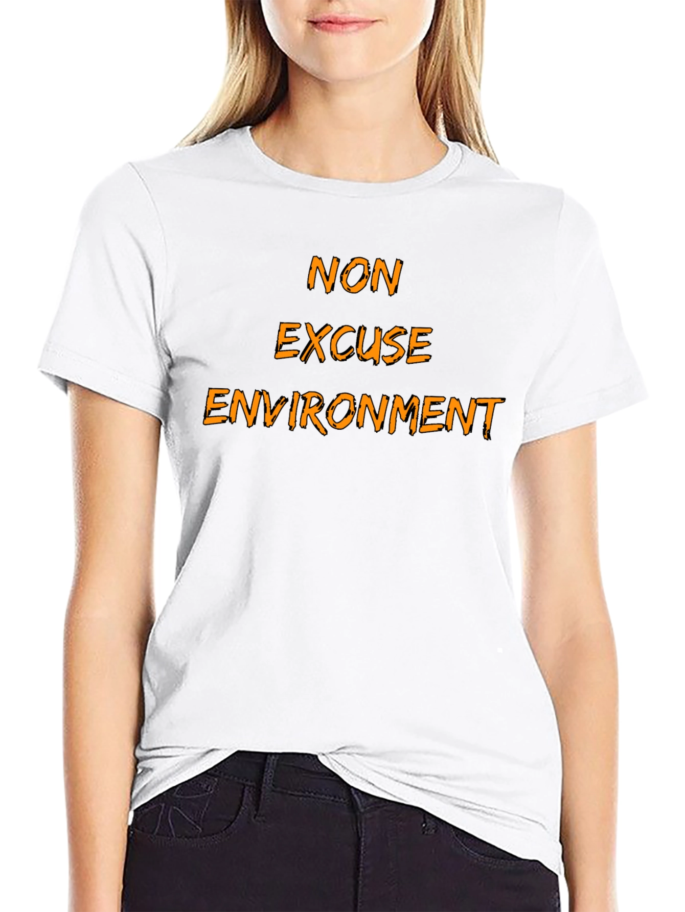 Black Non Excuse Environment T-Shirt view 9