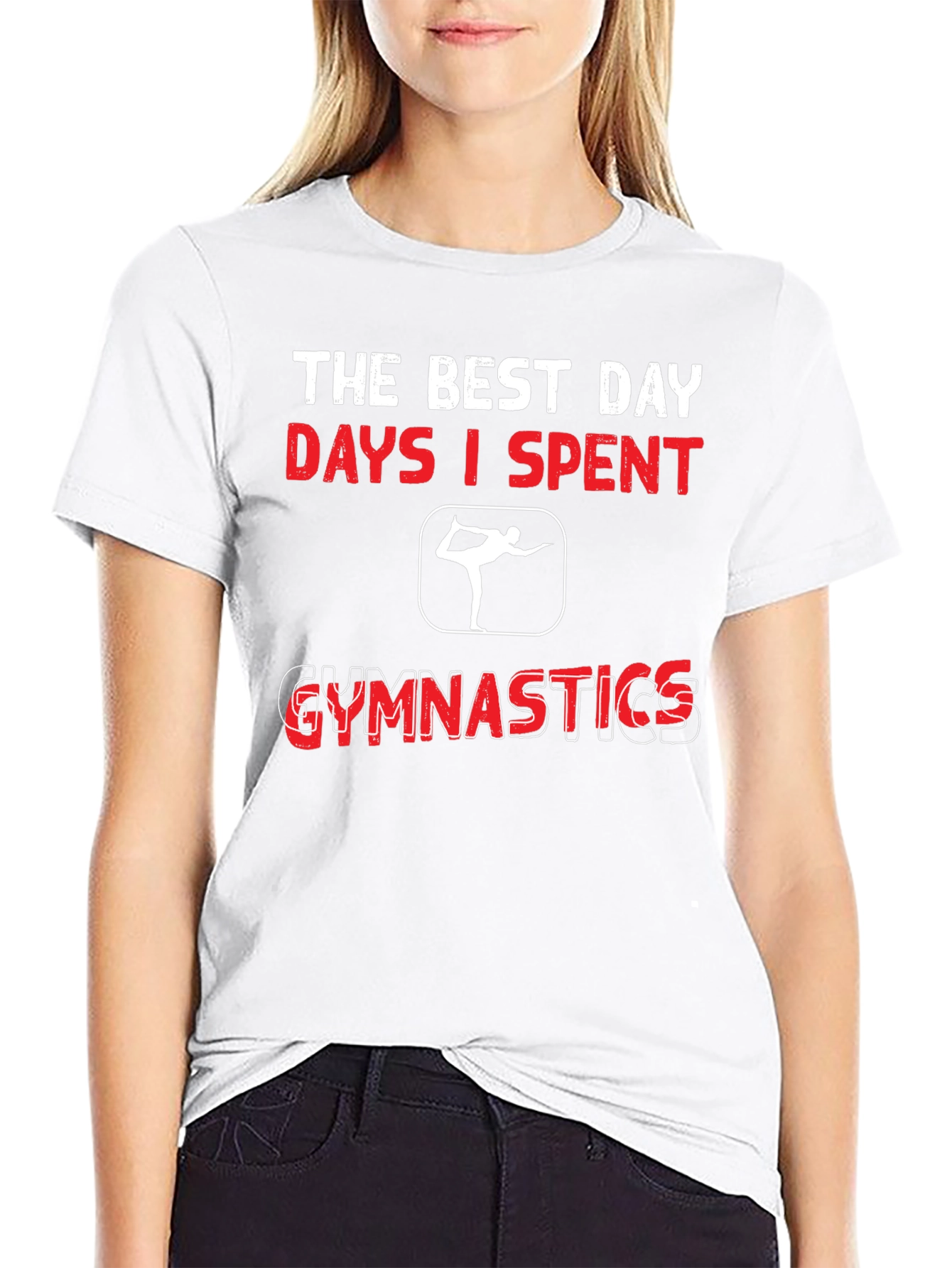 Black Gymnastics T-Shirt - Best Days I Spent view 9