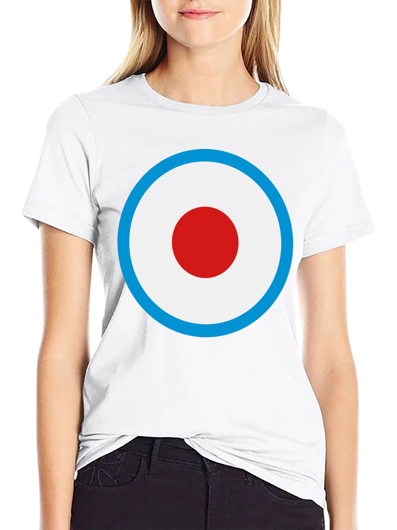 Black Mod Target T-Shirt - Classic Retro Style view 9