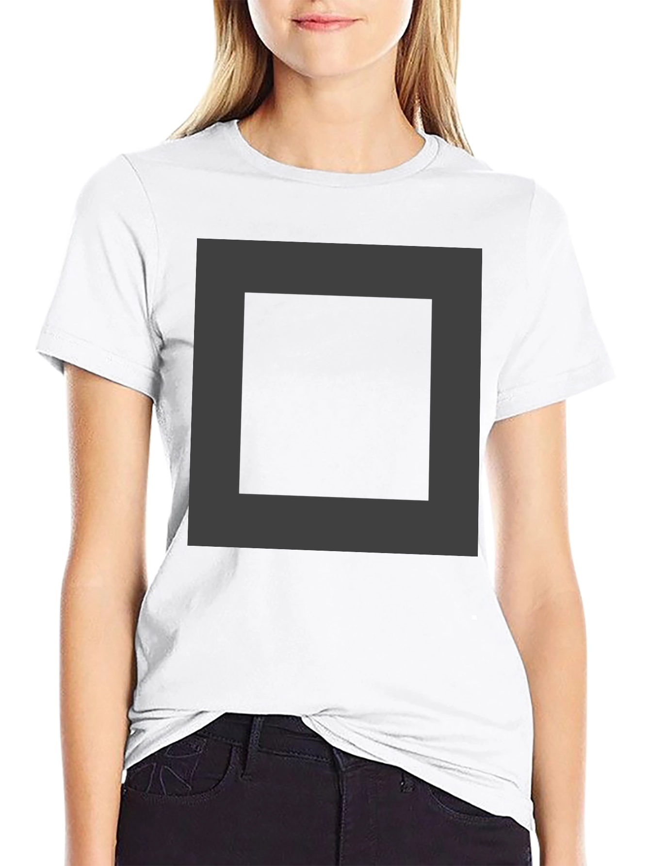 Black Men's Black Crew Neck Short Sleeve T-Shirt view 9