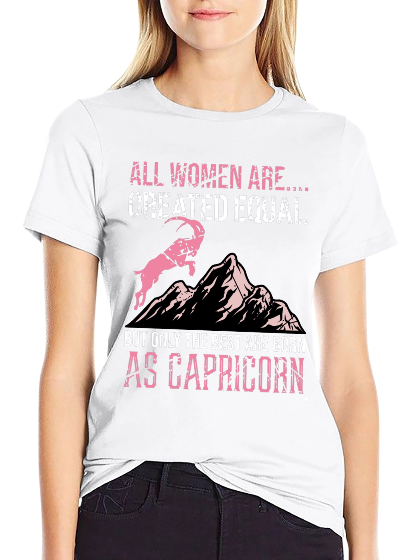 Capricorn Women's Graphic Tee - Zodiac Birthday Shirt - 9