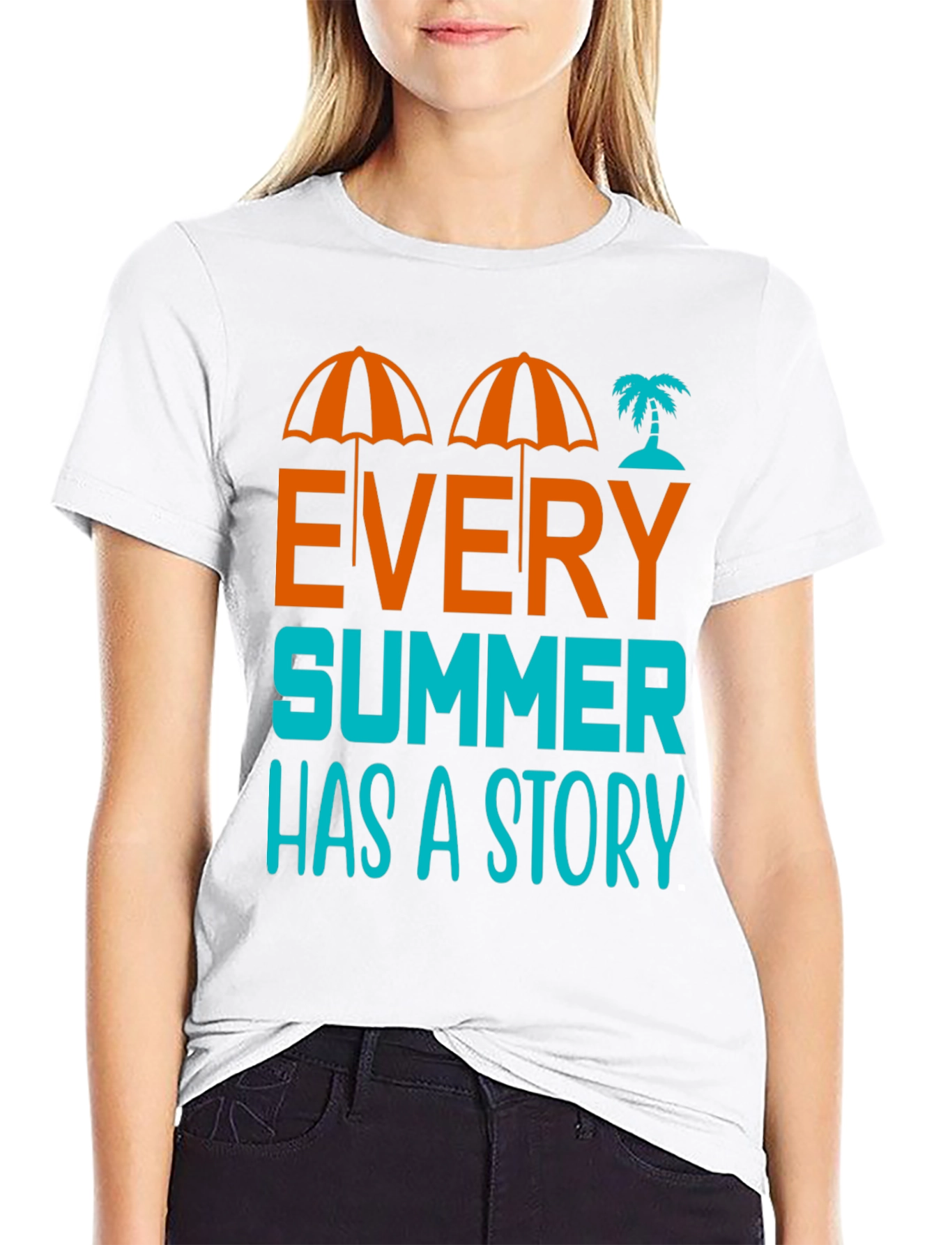 Black Every Summer Has A Story Graphic T-Shirt view 9