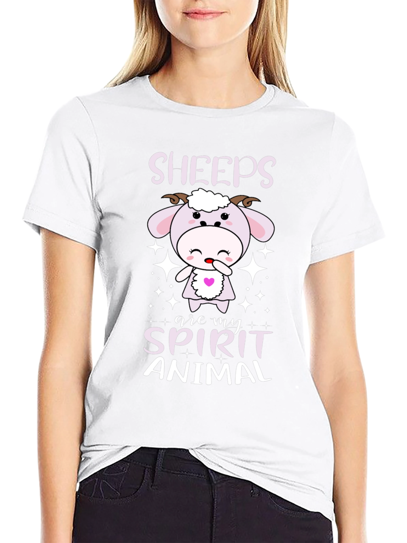 Black Sheep Spirit Animal T-Shirt view 9