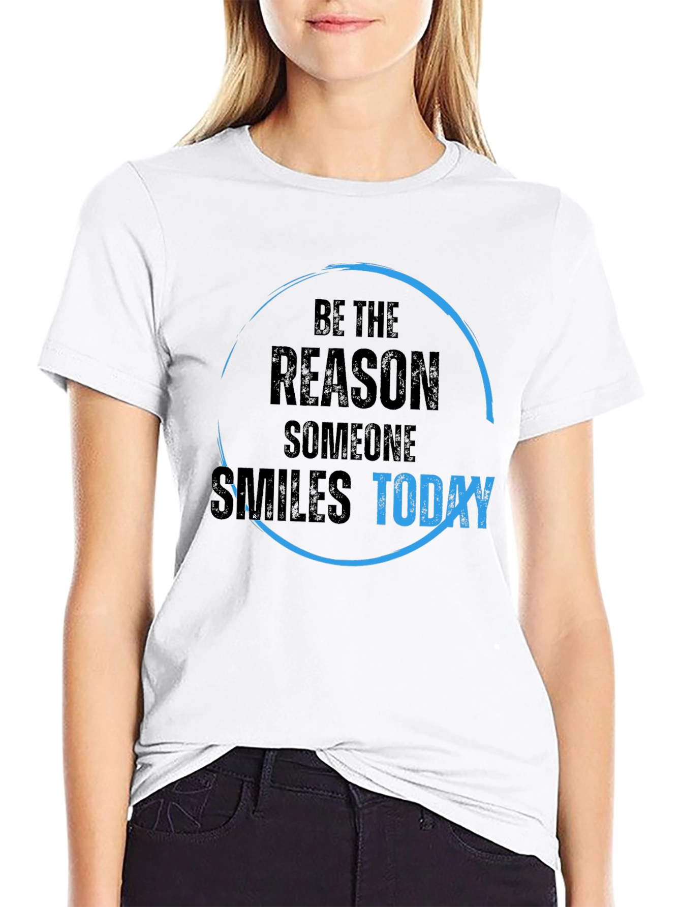 Black Be The Reason T-Shirt - Inspirational Graphic Tee view 9