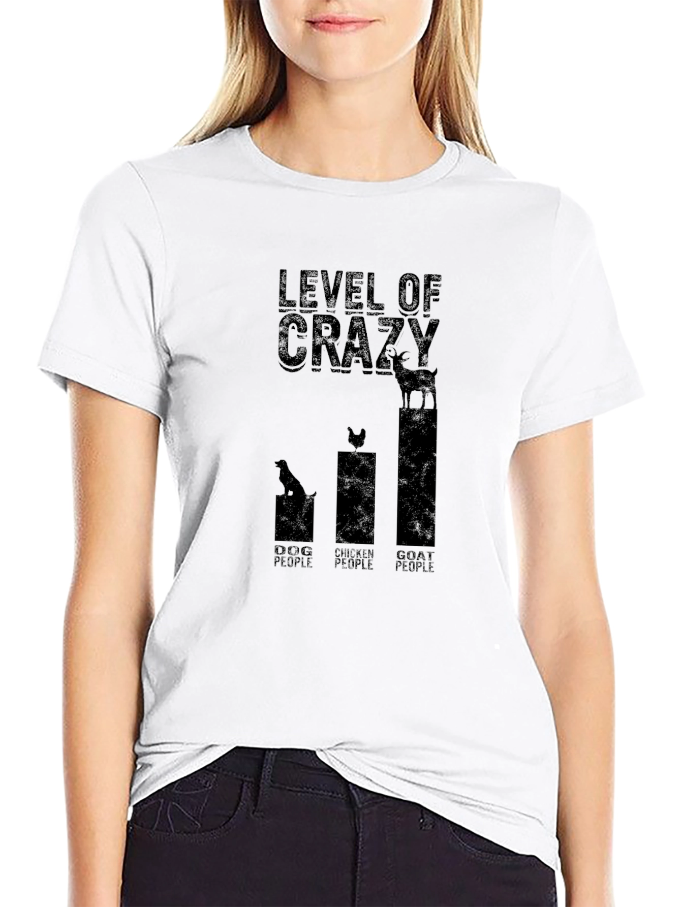 Black Level of Crazy: Animals T-Shirt view 9