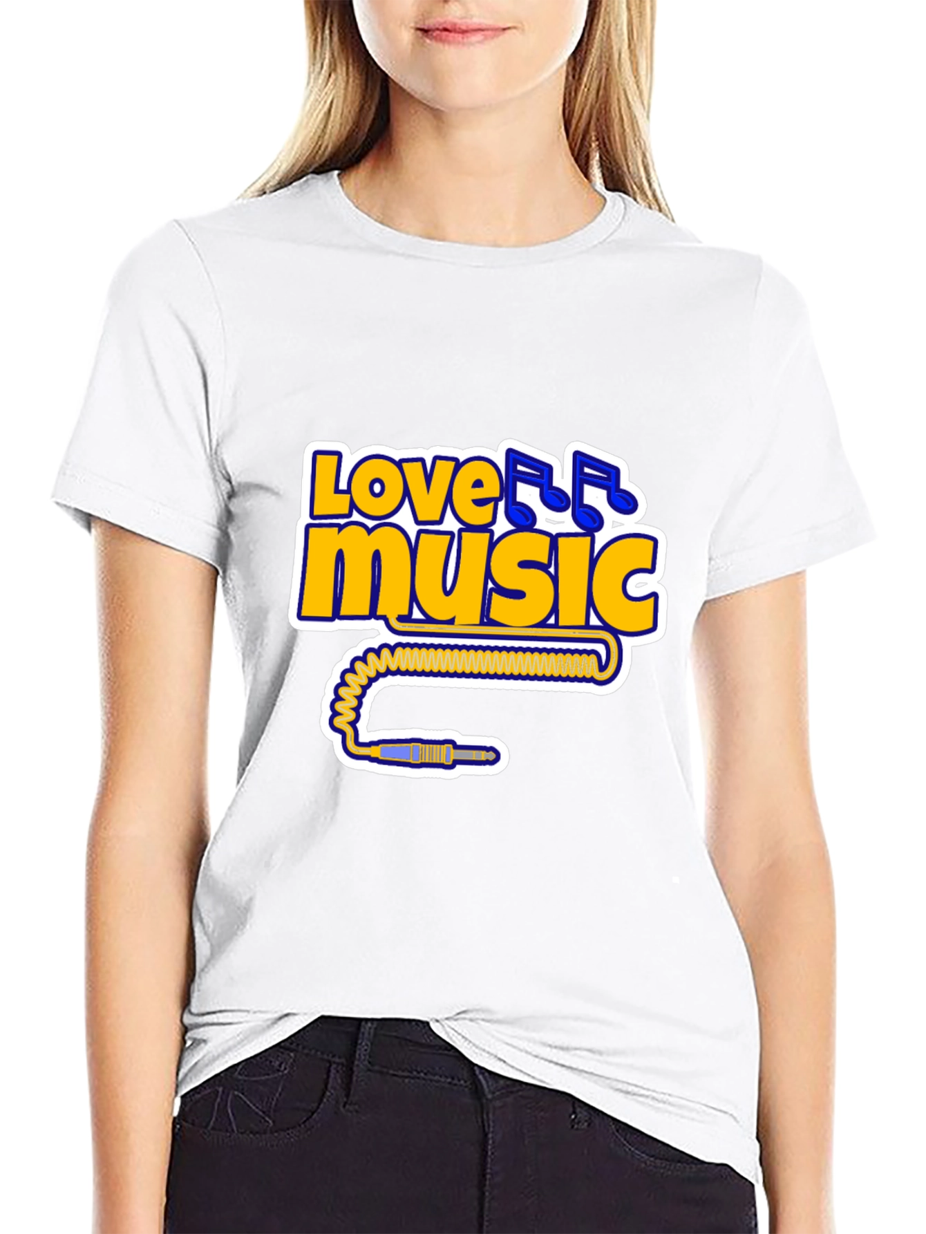 Black Love Music T-Shirt - Cool Musician Tee view 9