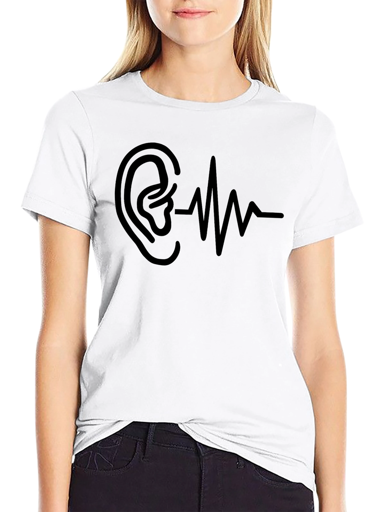 Hearing Soundwave Graphic T-Shirt - 9