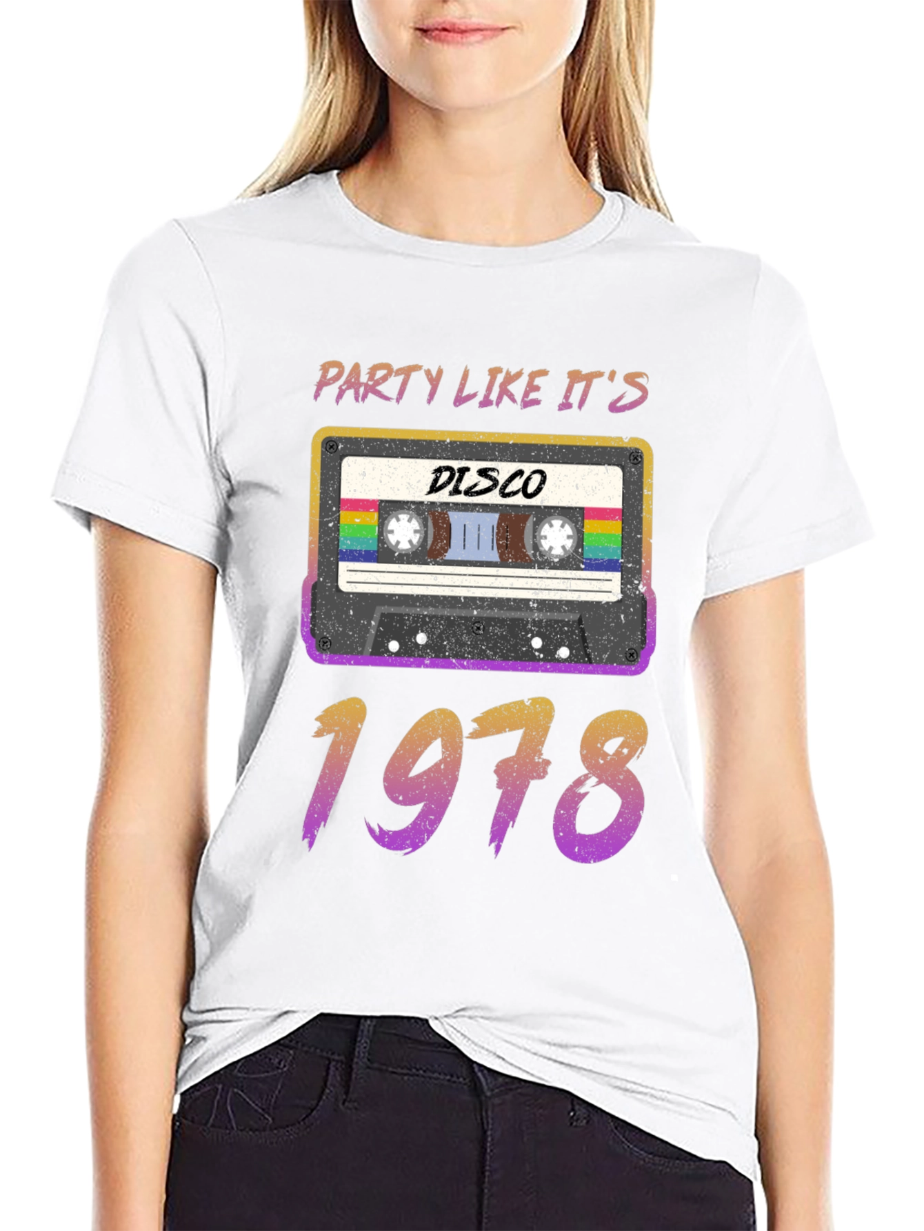 Black Party Like It's 1978 Disco T-Shirt view 9