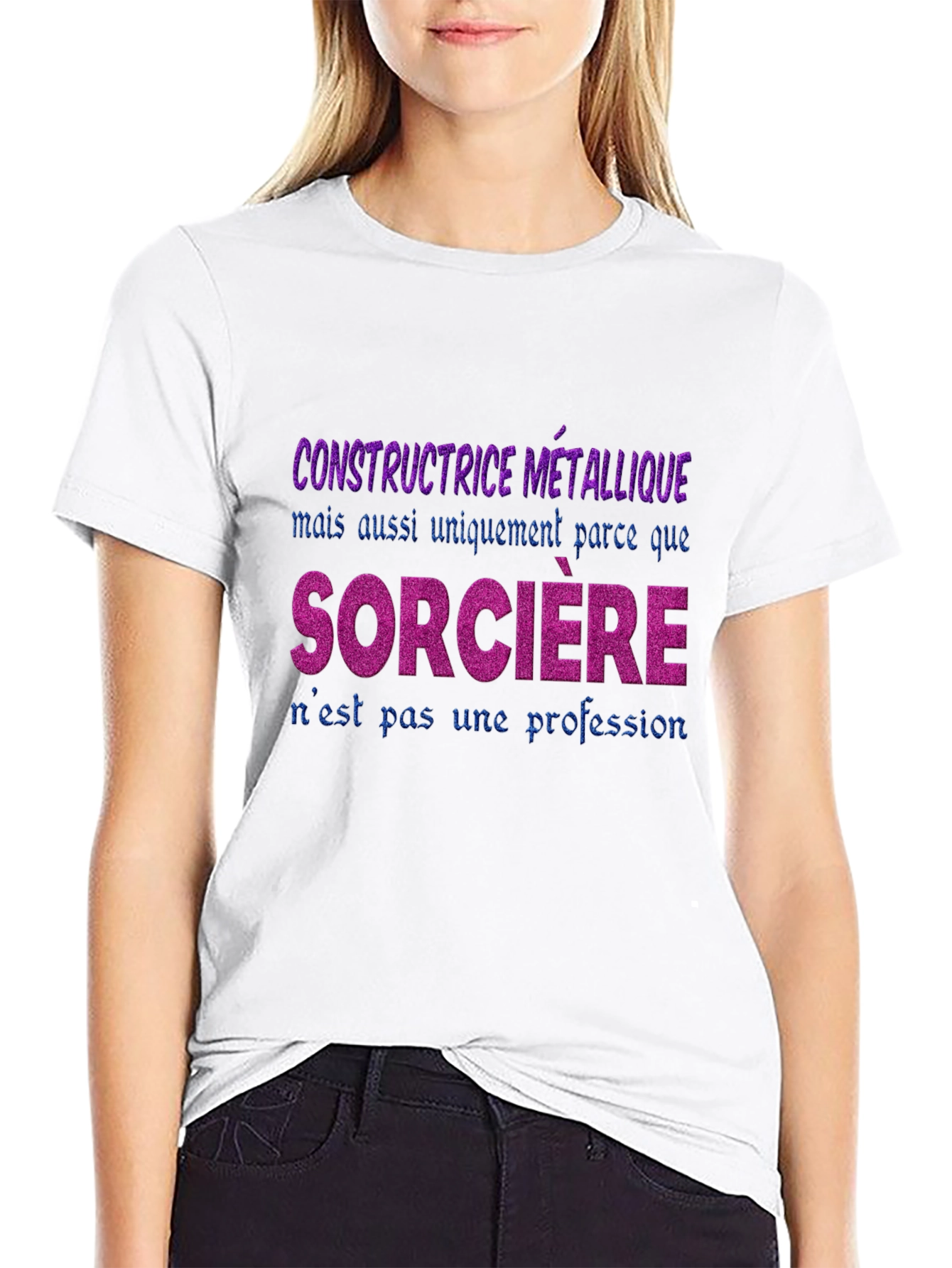 Black Constructrice Metallique T-Shirt view 9