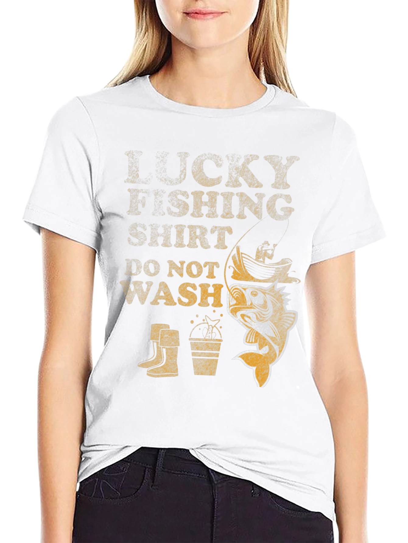 Lucky Fishing Shirt - Funny Fisherman Tee - 9