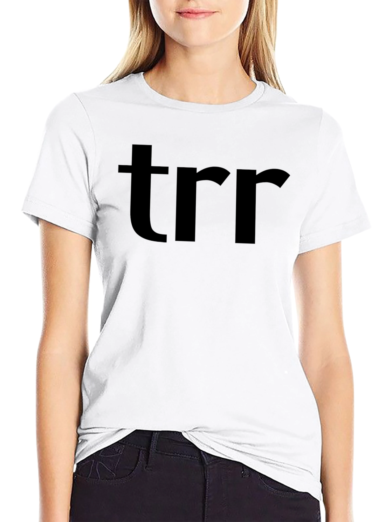 Black TRRR Graphic T-Shirt - Classic Fit Black Tee view 9