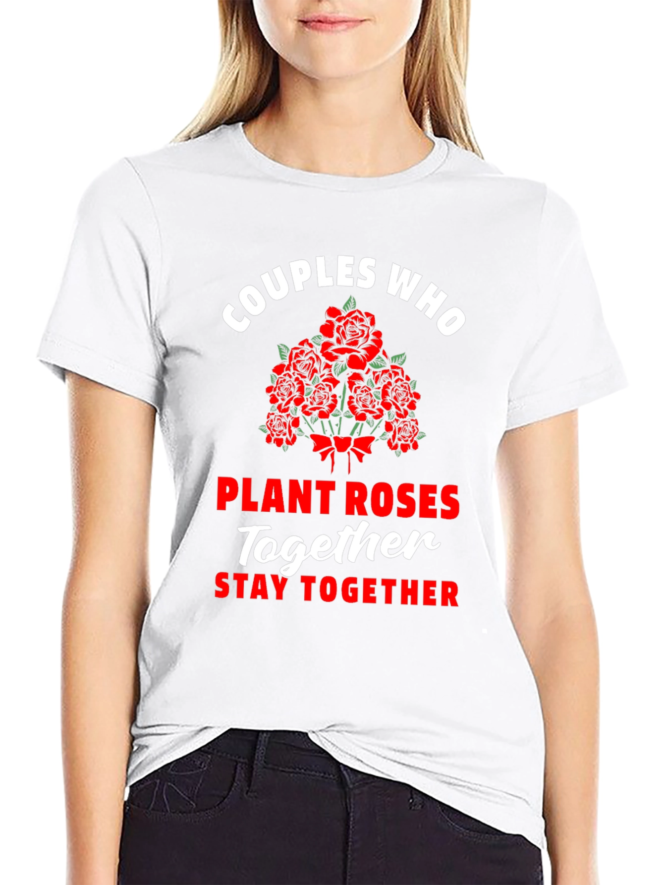 Black Couples Who Plant Roses T-Shirt view 9