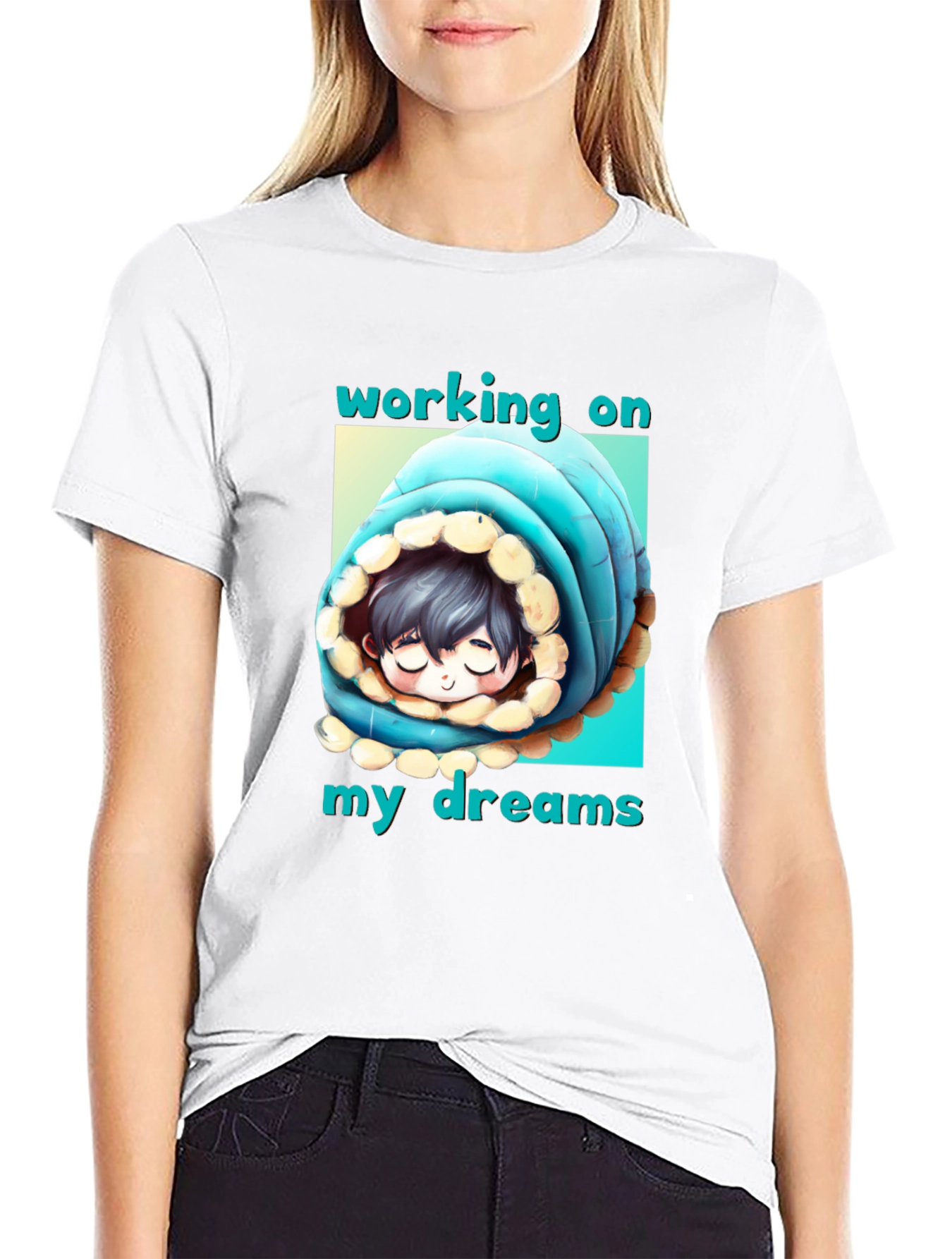Black Working On My Dreams T-Shirt view 9