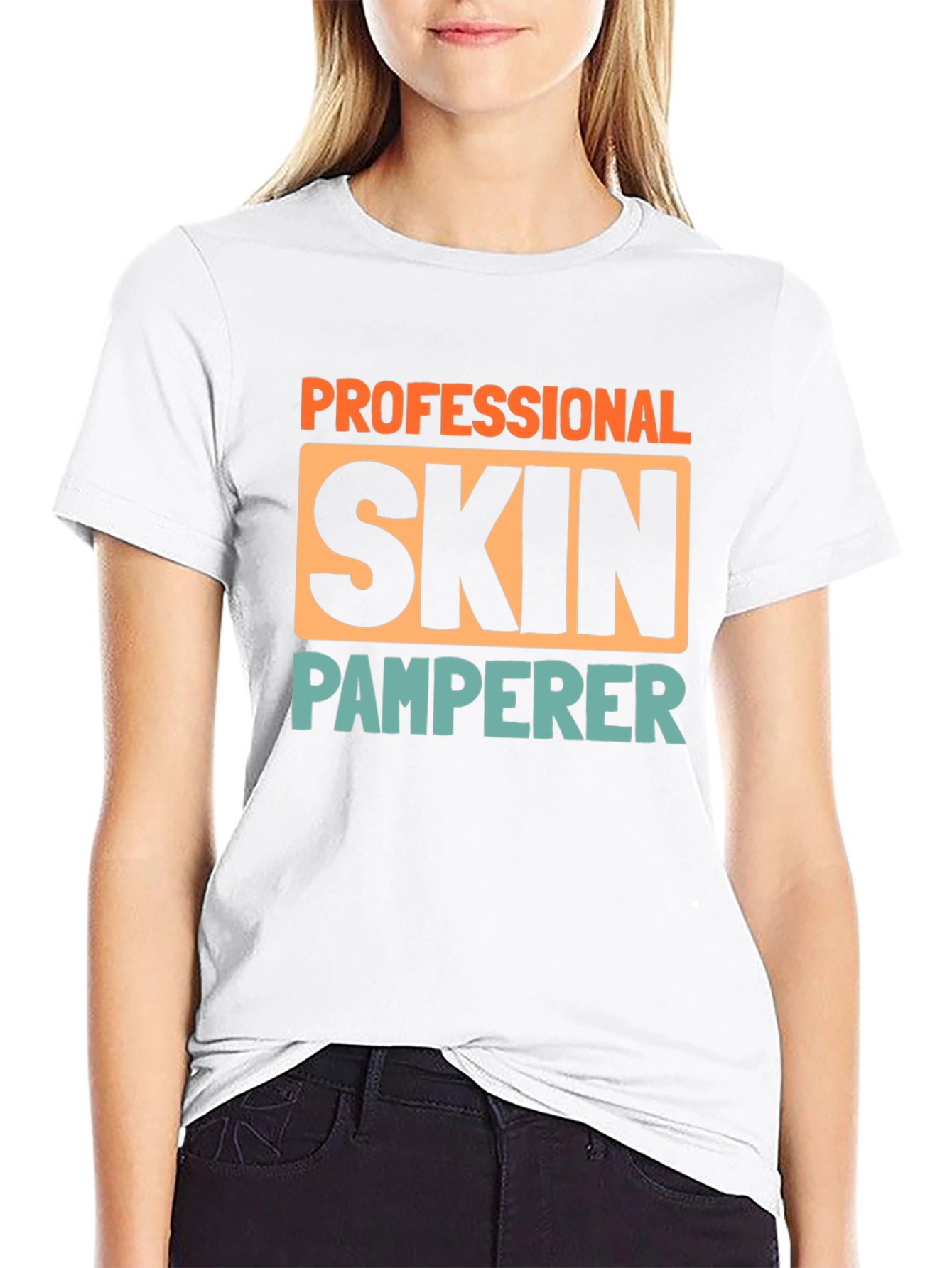 Black Professional Skin Pamperer T-Shirt view 9