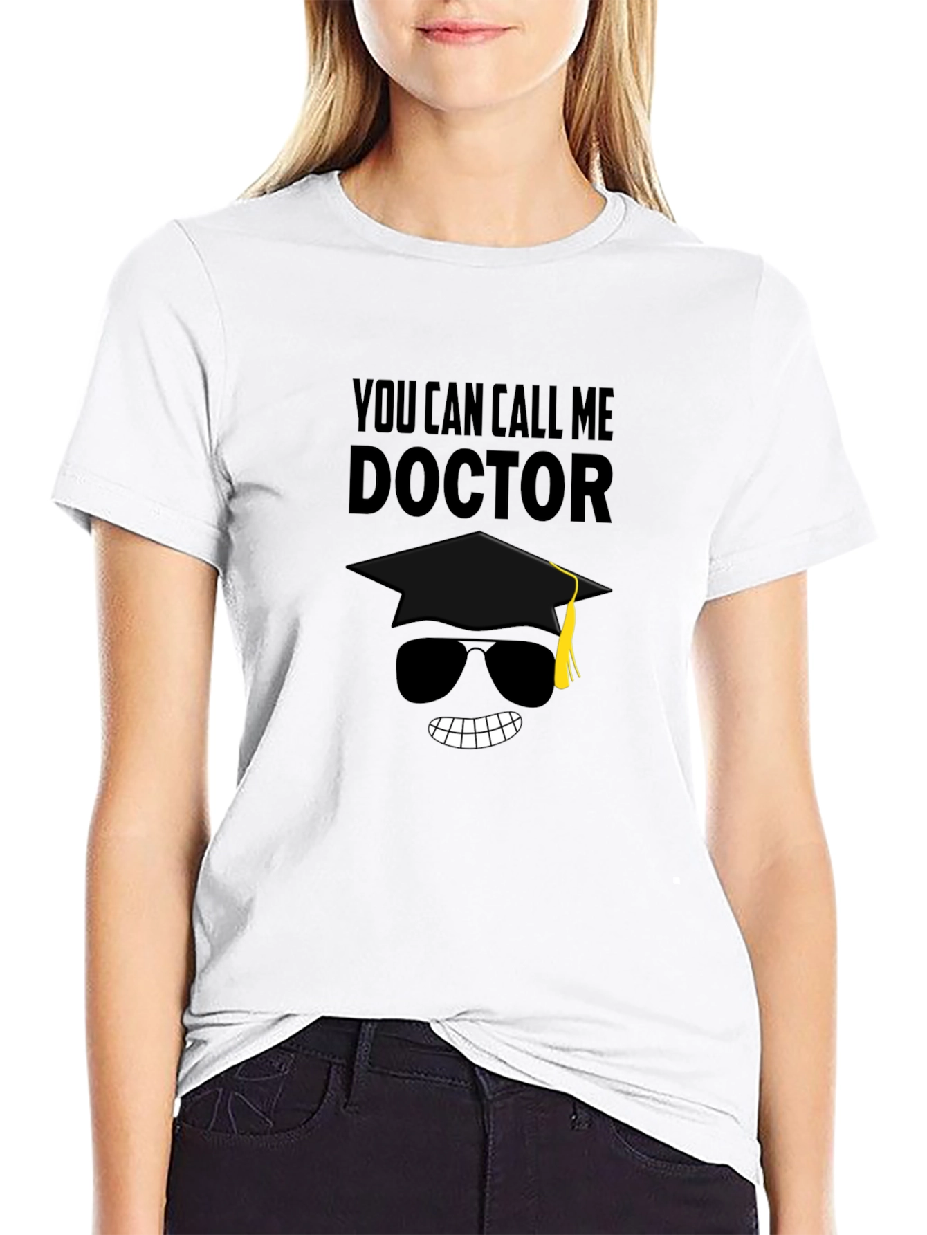 Black Doctor Graduation T-Shirt - You Can Call Me Doctor view 9