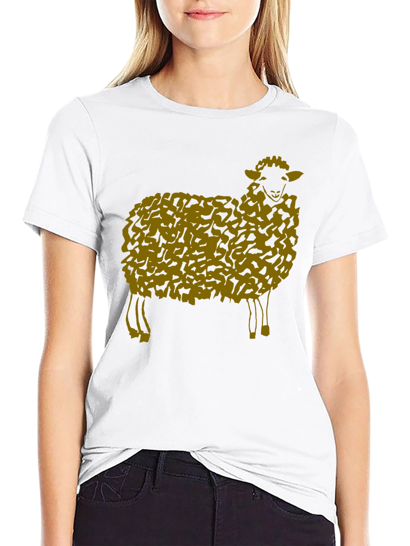 Black Sheep Graphic Black T-Shirt view 9
