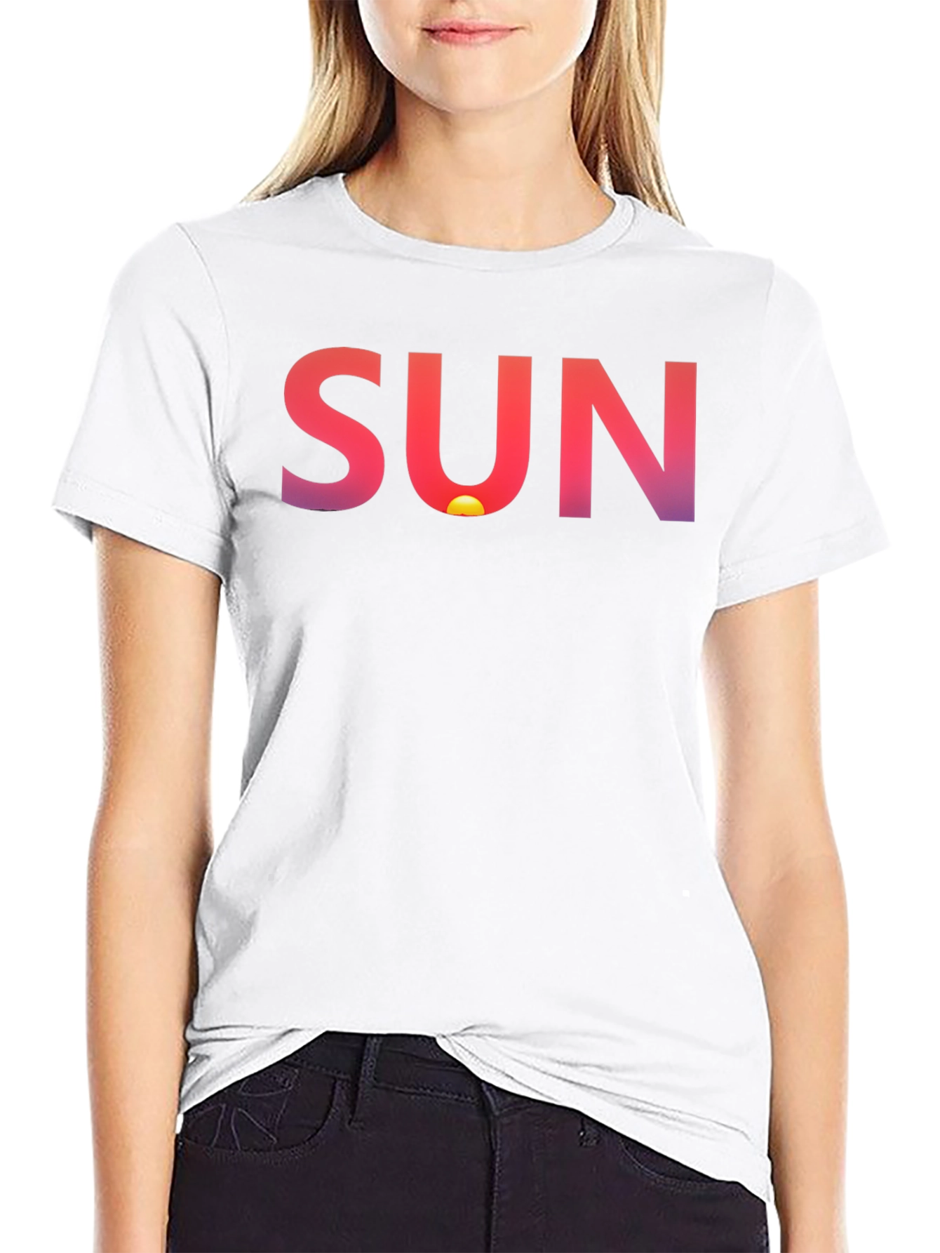 Black Sunset Graphic Tee - Soft Cotton Blend, Casual Style view 9