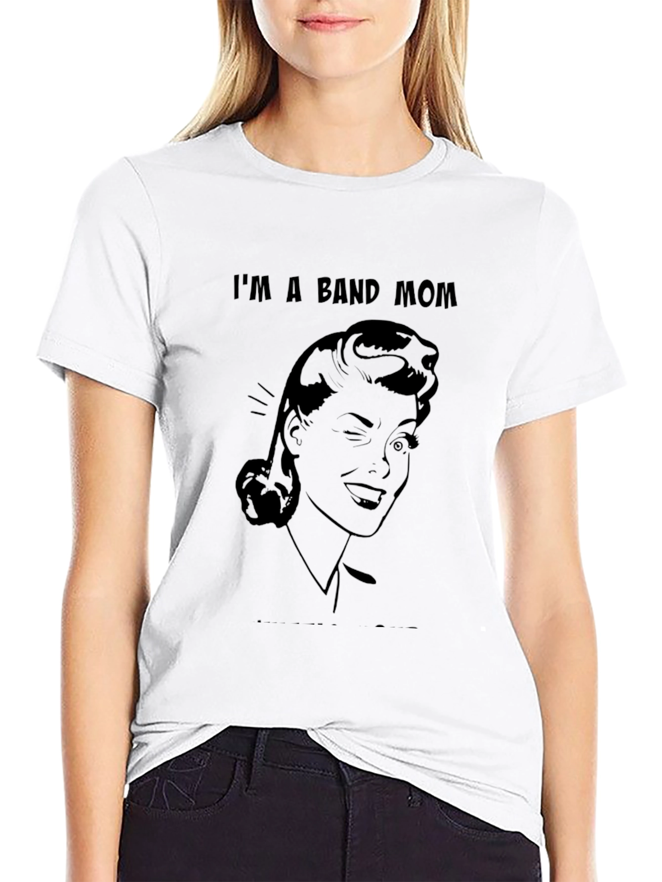 Black I'm a Band Mom - Unisex T-Shirt view 9