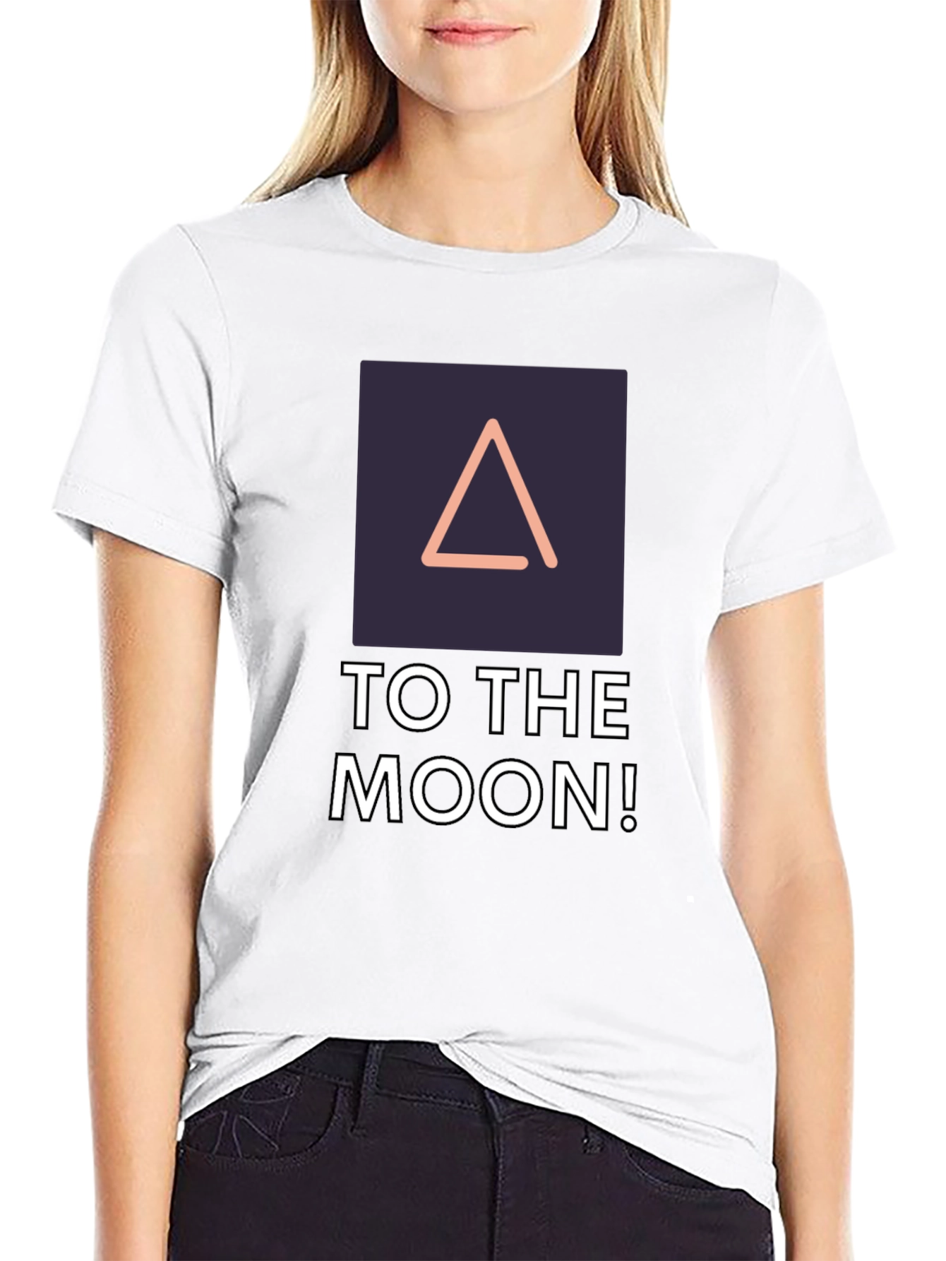 Black Delta Crypto To The Moon Black Tee view 9