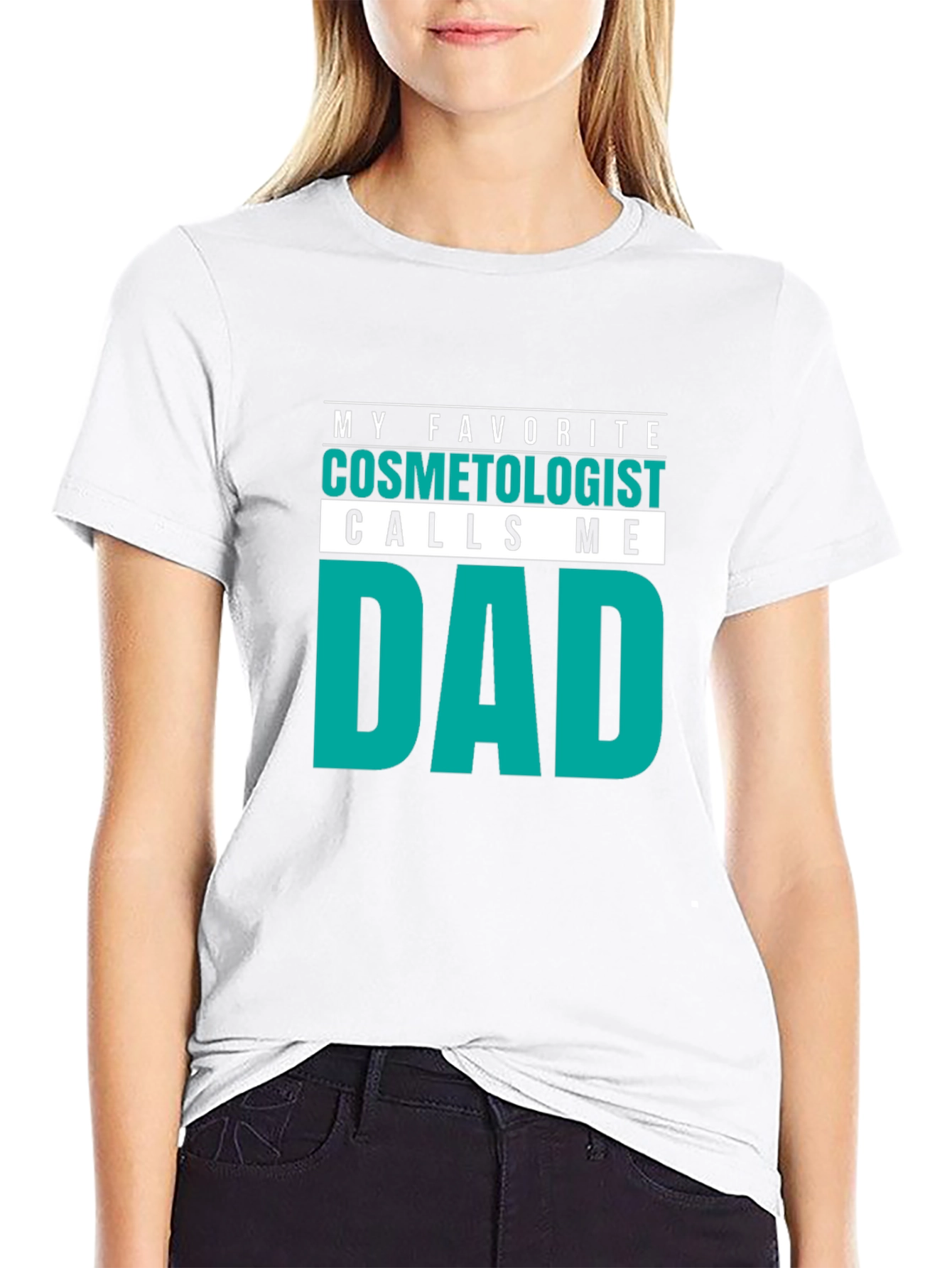 Black Cosmetologist Dad T-Shirt - Funny Gift Idea! view 9