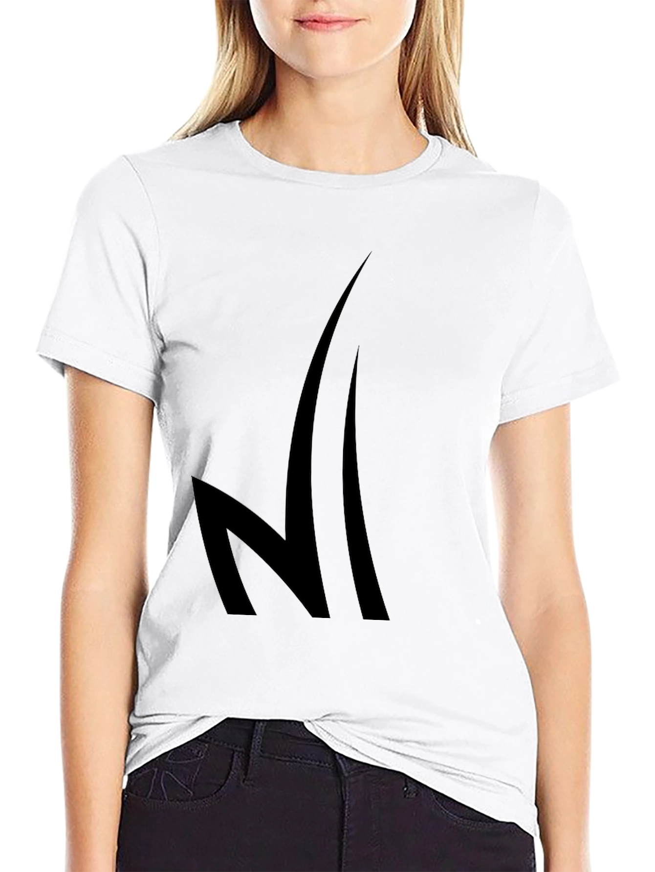 Black Black Graphic Tee - Modern Design view 9