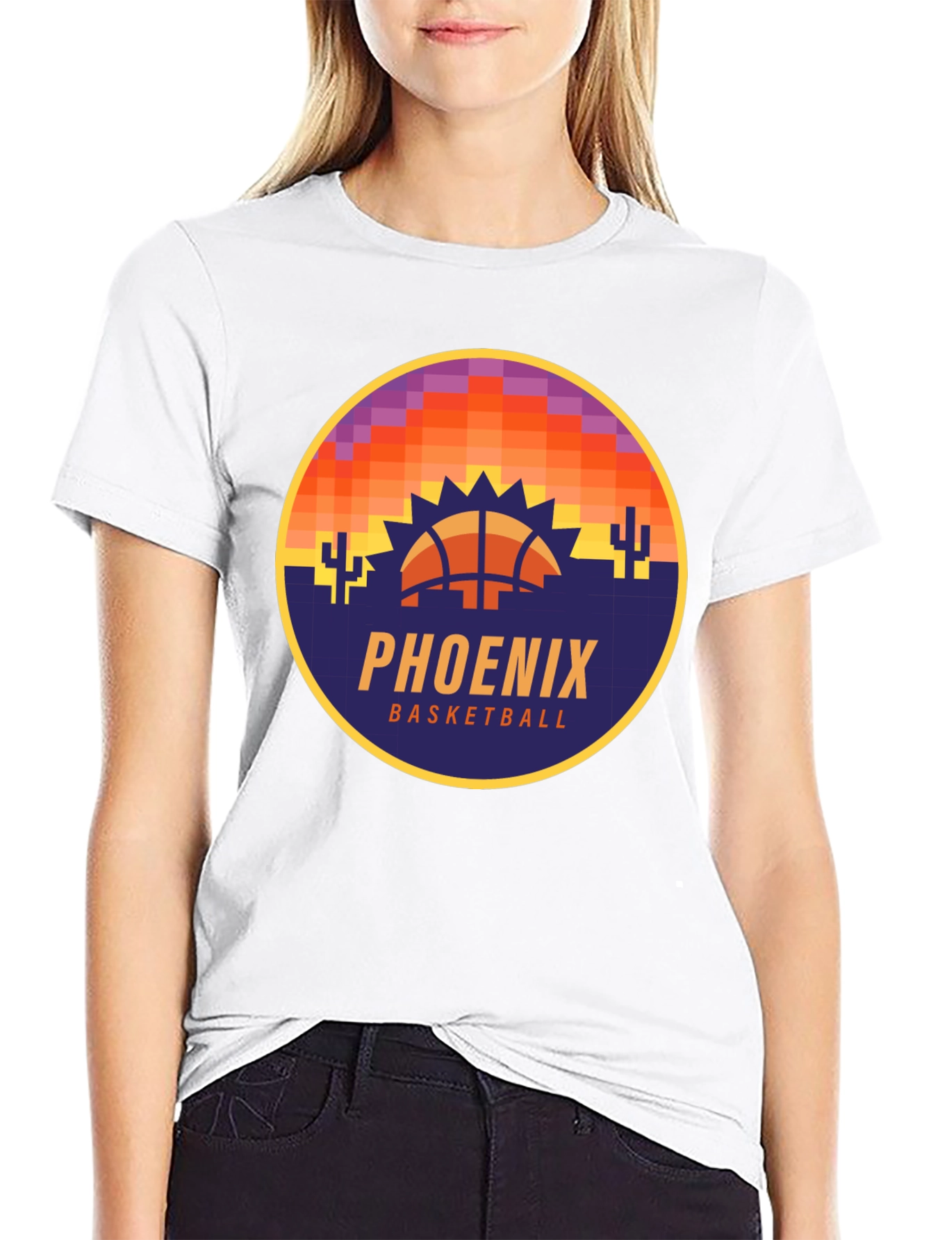 Black Phoenix Basketball Graphic Tee view 9