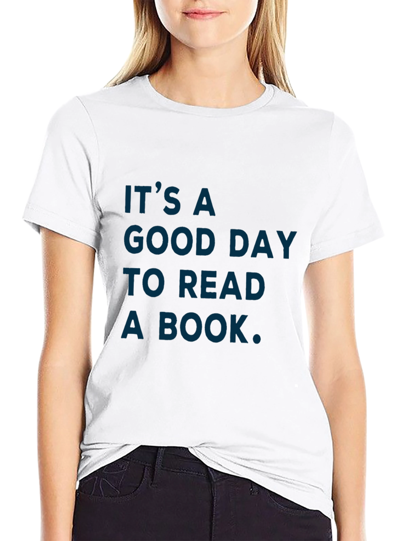Black It's a Good Day to Read a Book T-Shirt view 9