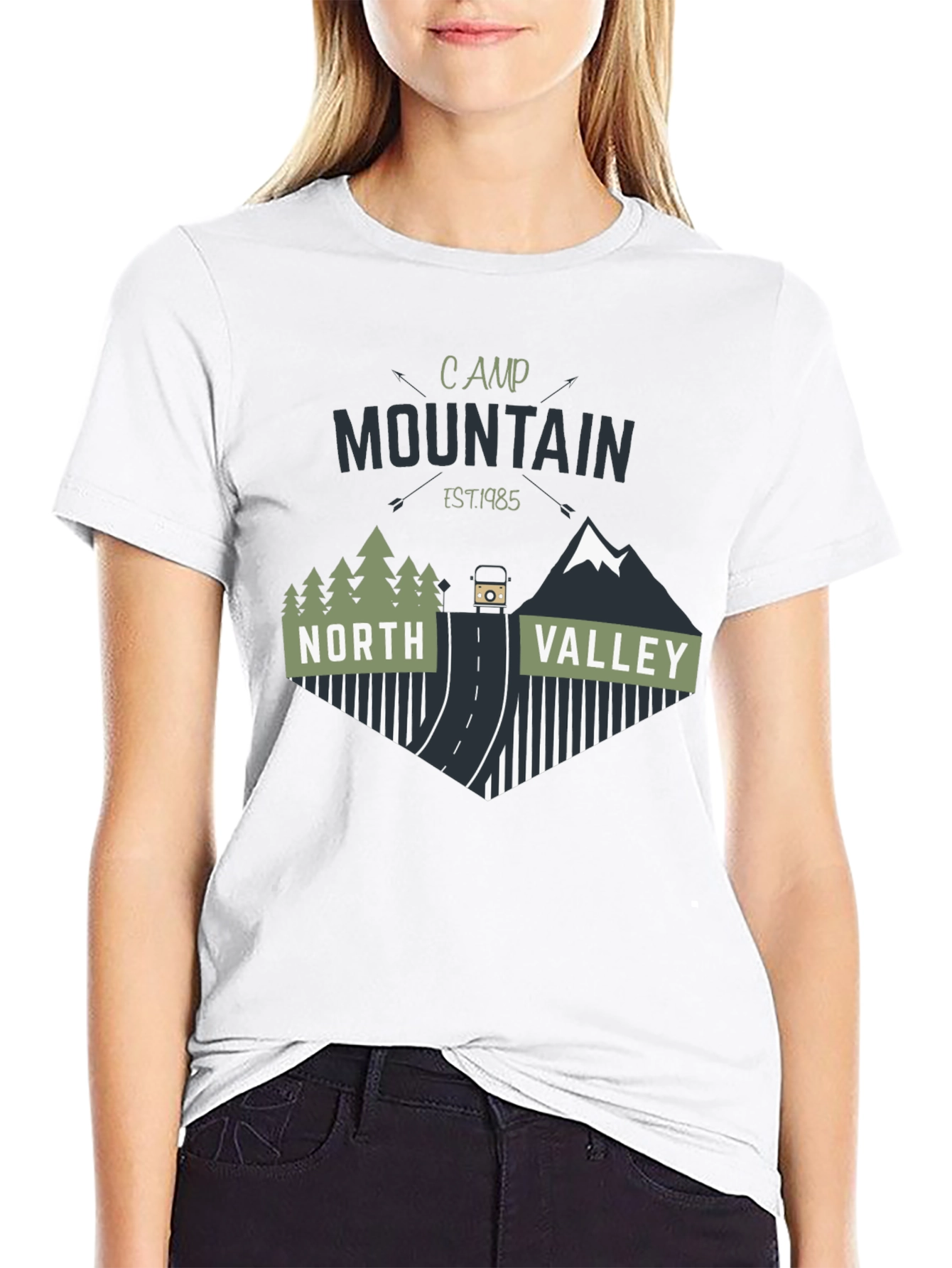 Black Camp Mountain North Valley T-Shirt view 9