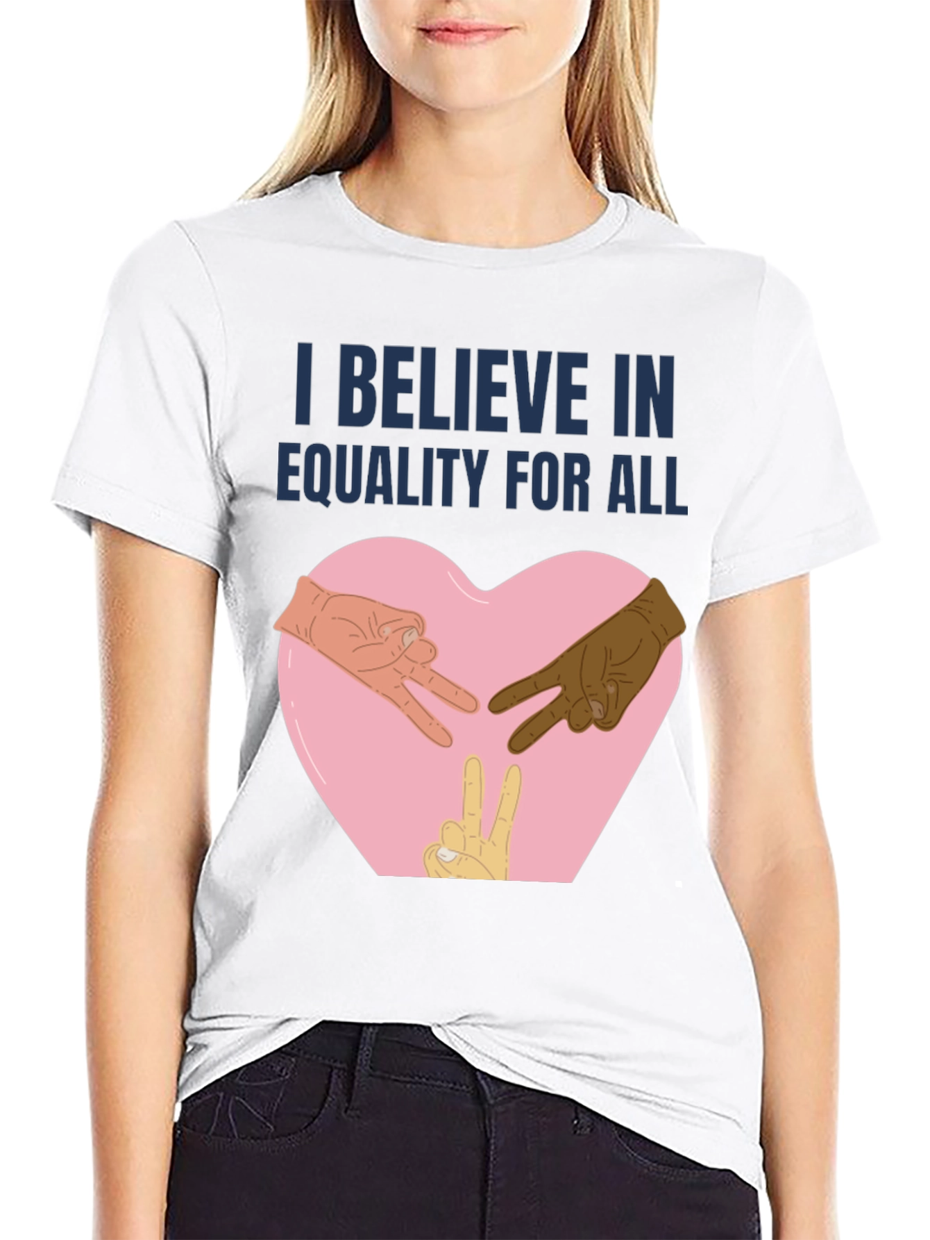 Black Equality for All T-Shirt view 9